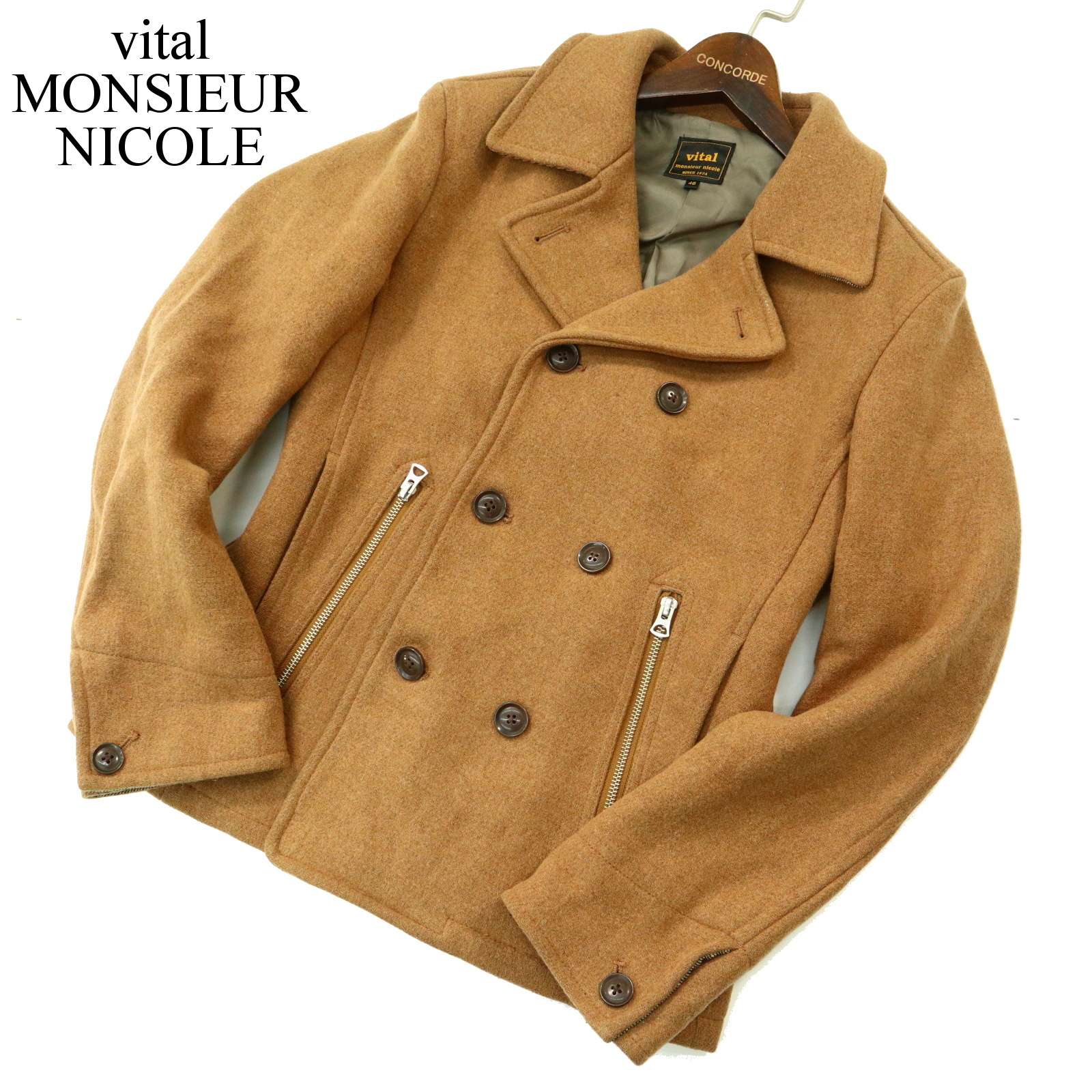 楽天市場】展示品 ムッシュニコル エクストラ コート 46サイズ 濃灰