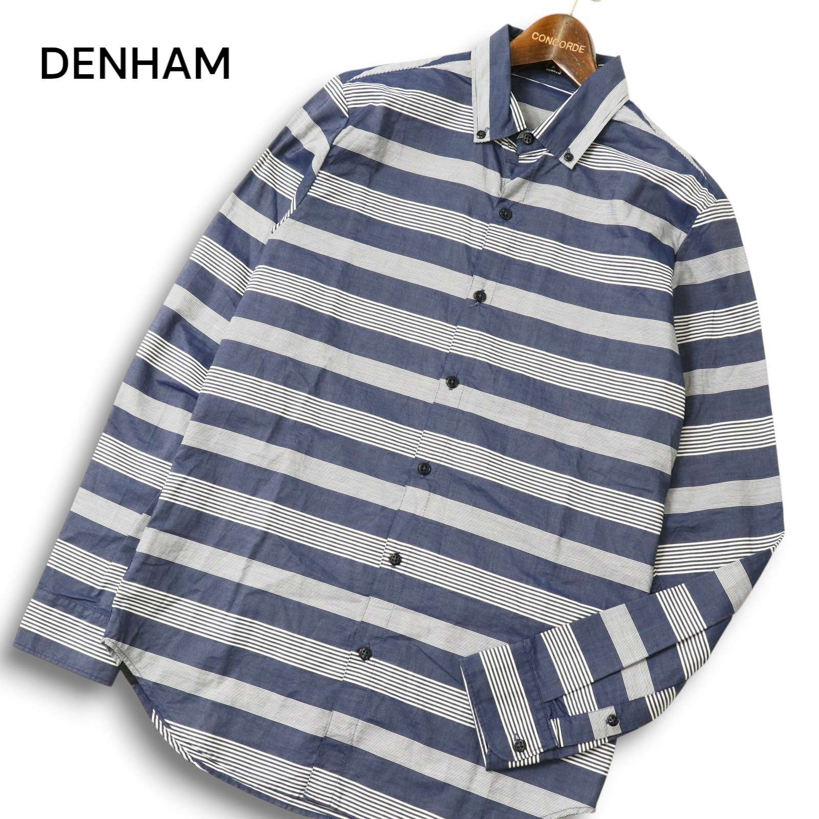楽天市場】[SALE] DENHAM デンハム ボタンダウン ストライプ