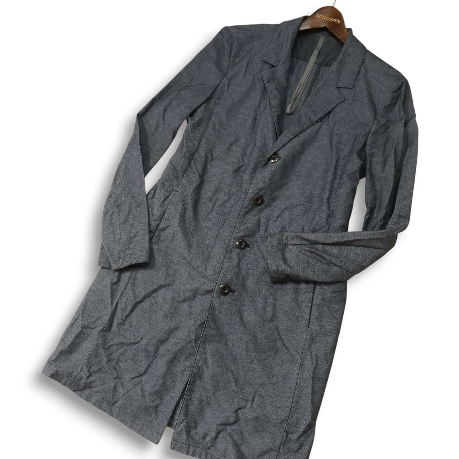 kazuyuki kumagai 15aw ダブルショートコート 3 グレー kazuyuki kumagai 15aw ダブルショートコート 3 グレー