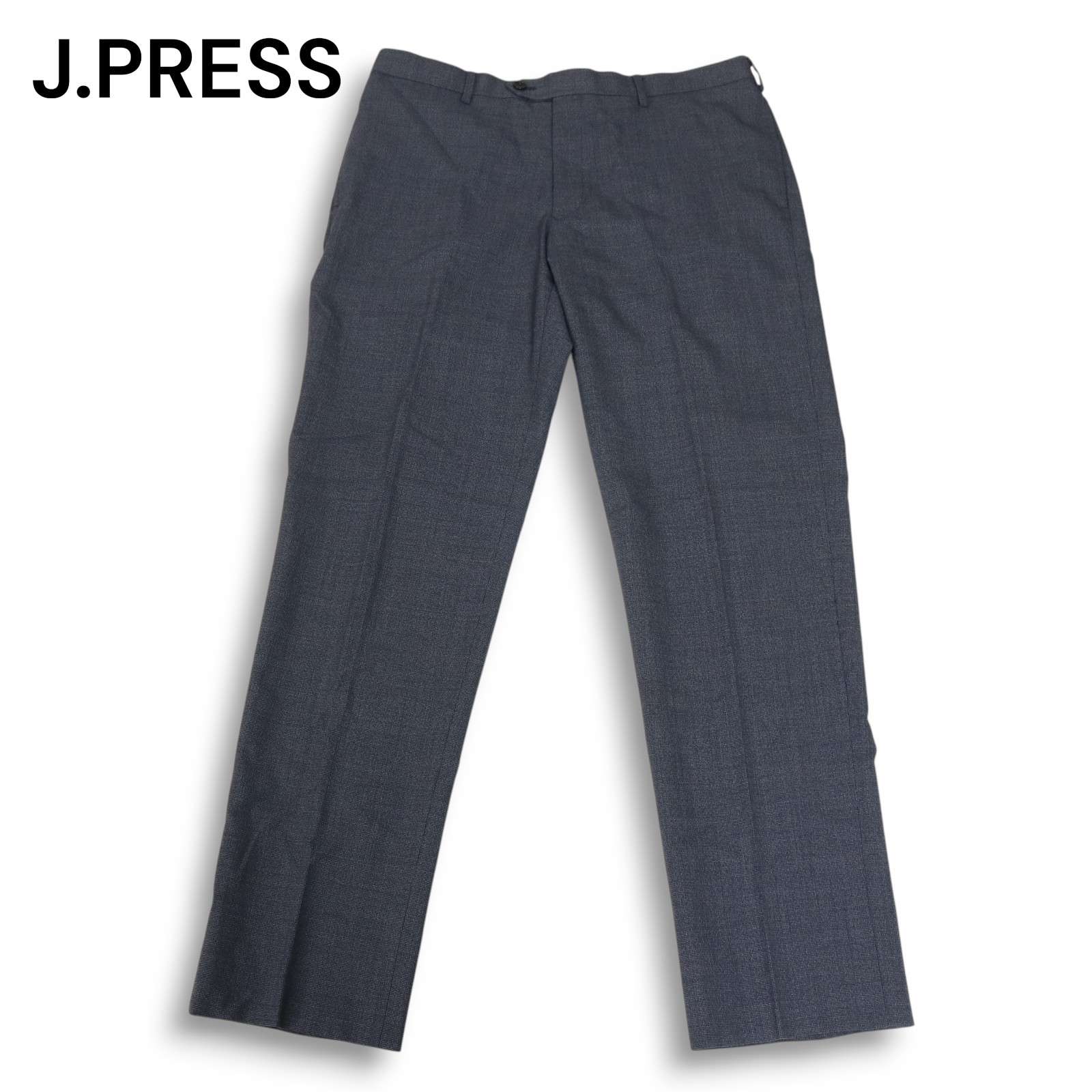 23SS★ J.PRESS ジェイプレス 春夏 【PEPPIN MERINO COMFORT】ジオメトリック ドビー スラックス パンツ Sz.91　メンズ