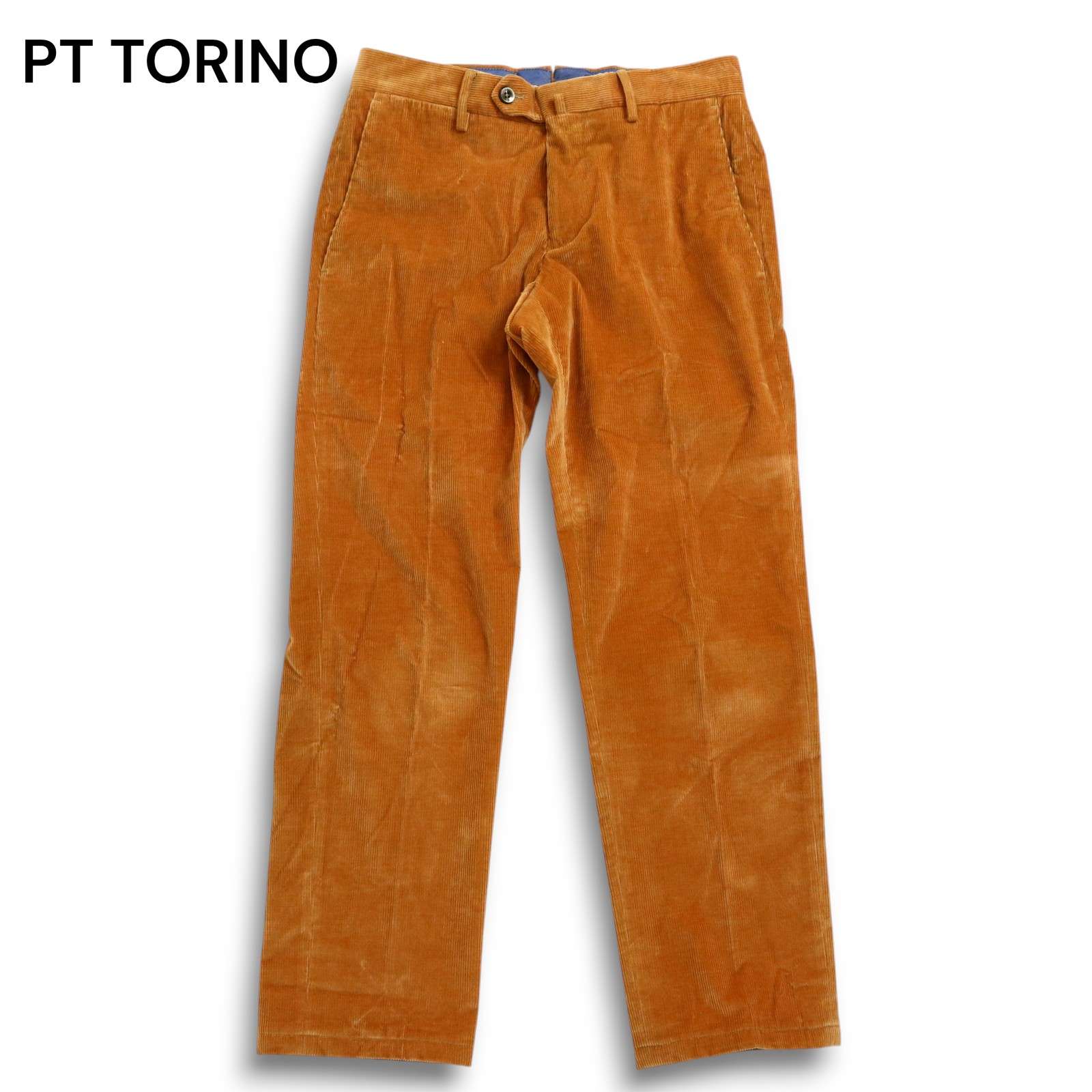 PT TORINO ピーティートリノ 秋冬 SLIM FIT コーデュロイ★ ストレッチ ストレート スラックス パンツ Sz.42 メンズ｜コンコルドストア　店