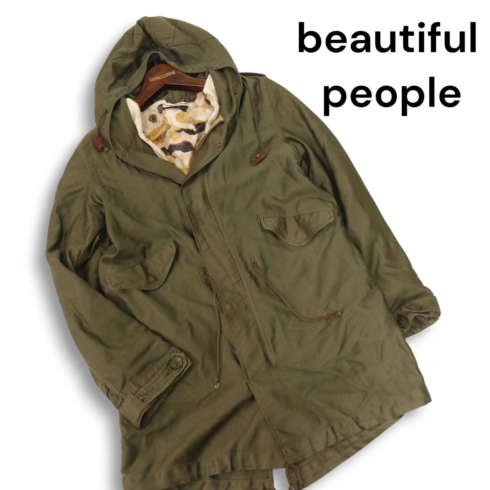 BeautifulPeopleビューティフルピープルボアチェスターコート beautiful people（ビューティフルピープル） ピーコート 38 サックス