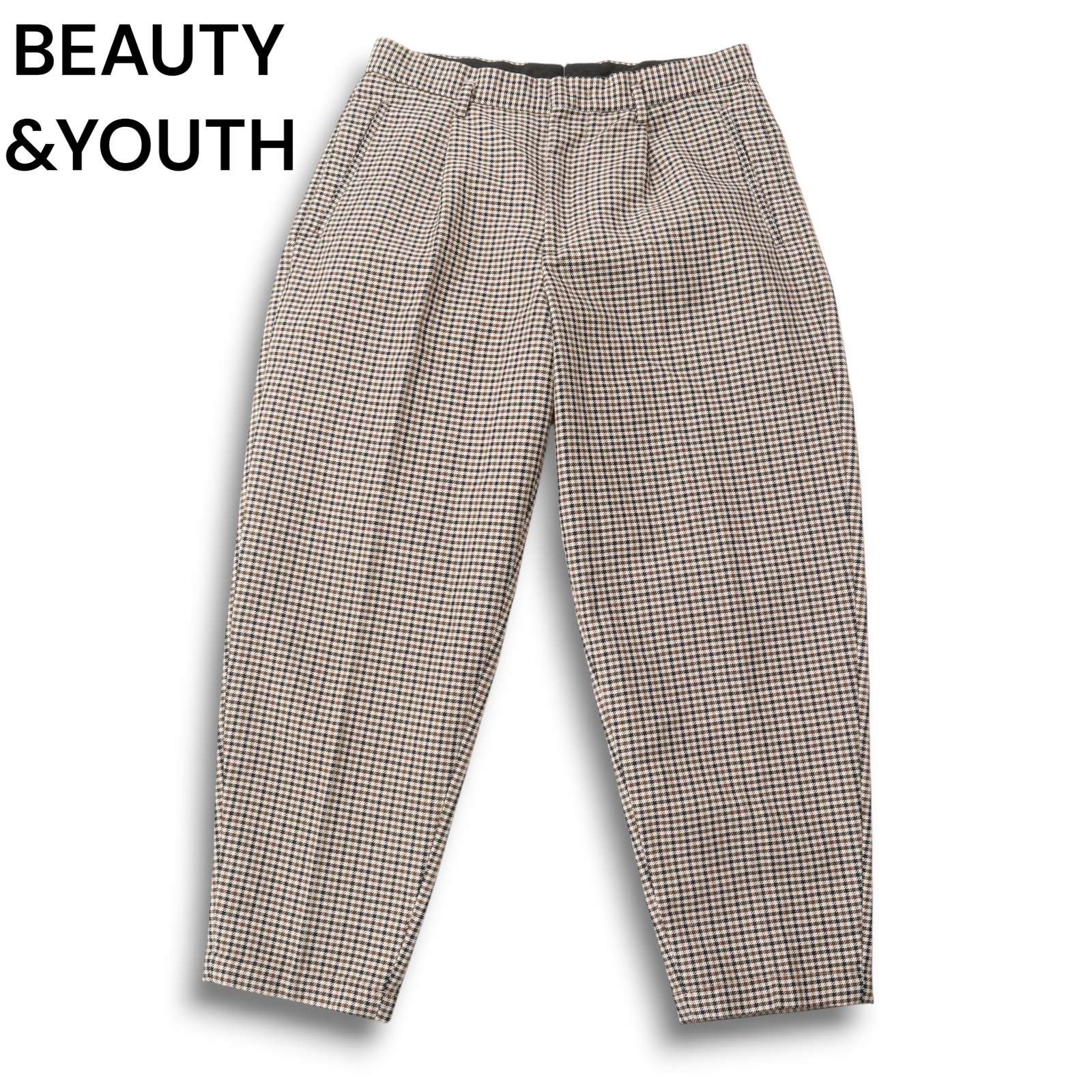 楽天市場】【完売】ウール チェック タックパンツ メンズ ハウンド