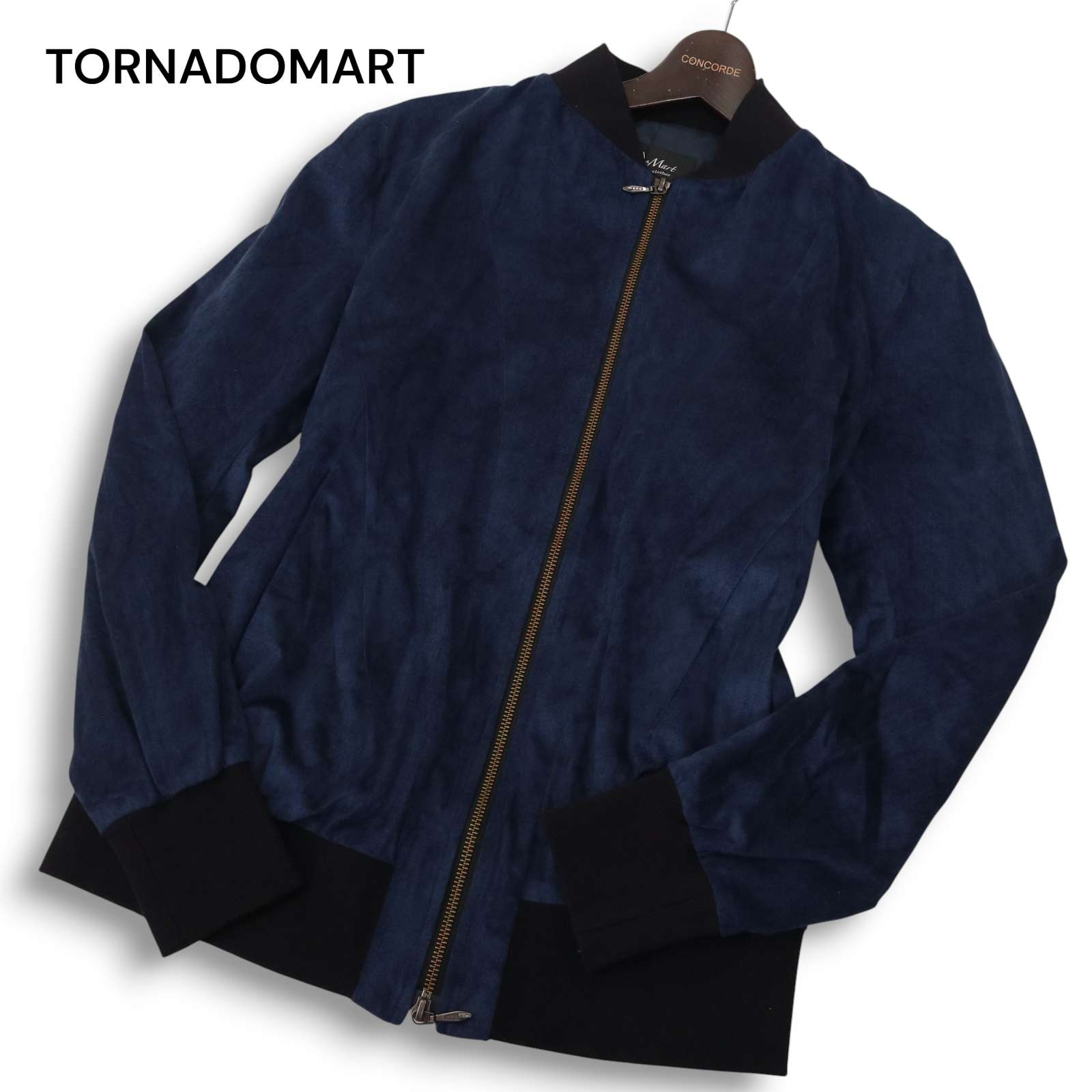 TORNADOMART トルネードマート 秋冬 エステルムラ 伸ばすこと★ スエードクロス触れ合う MA-1 上衣 上衣 Sz.L メンズ