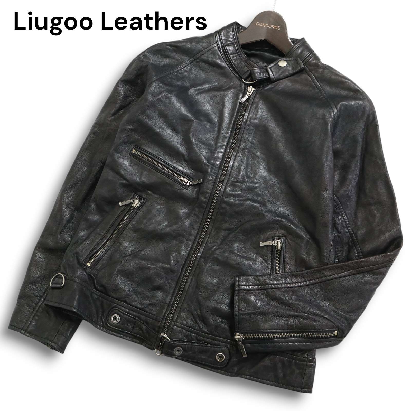 楽天市場】【中古】美品 Liugoo Leathers Black Label リューグー