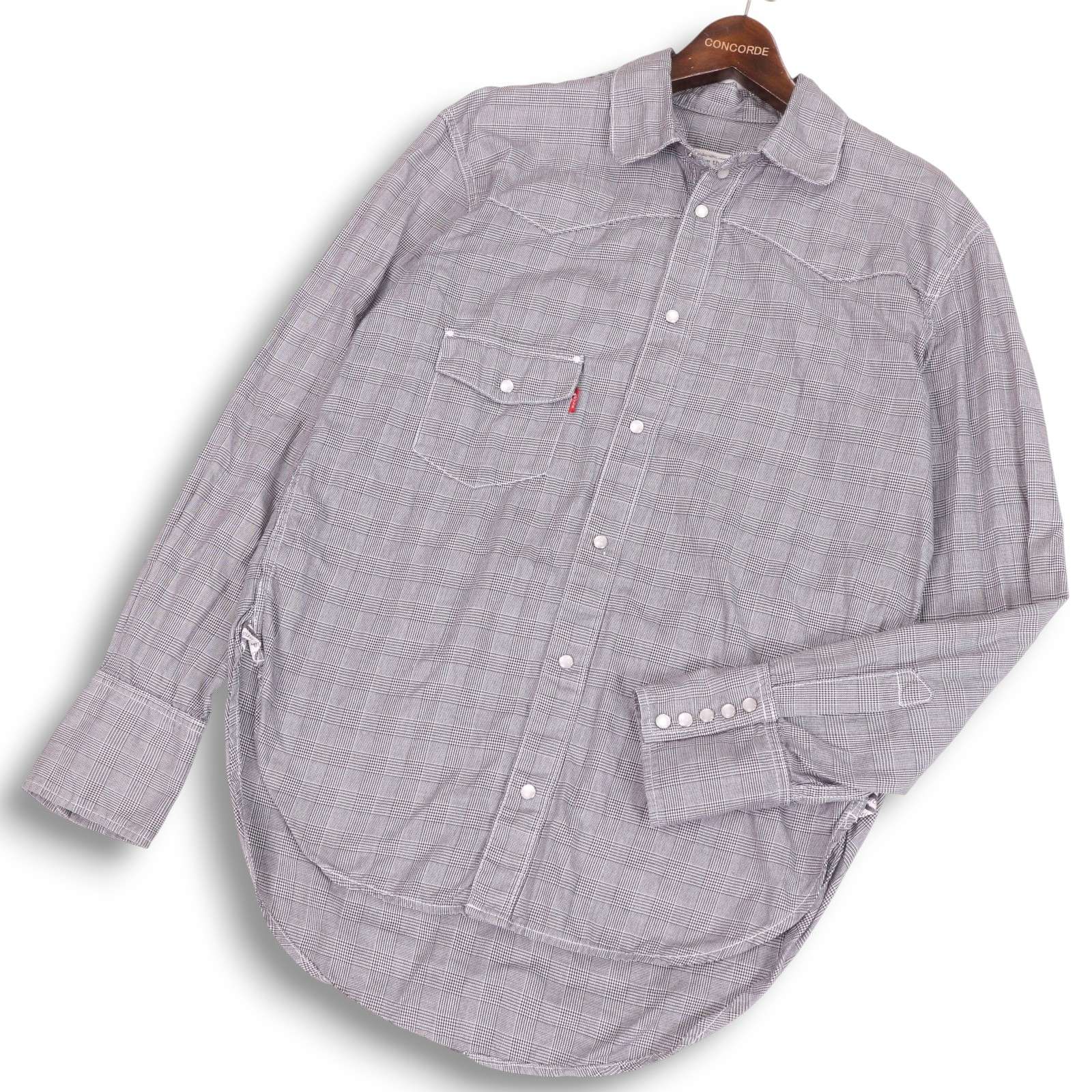 Levi's Lefty リーバイス レフティ 宮下貴裕 倉石一樹 LJS02-0006 長袖 グレンチェック ウエスタン シャツ Sz.M　メンズ