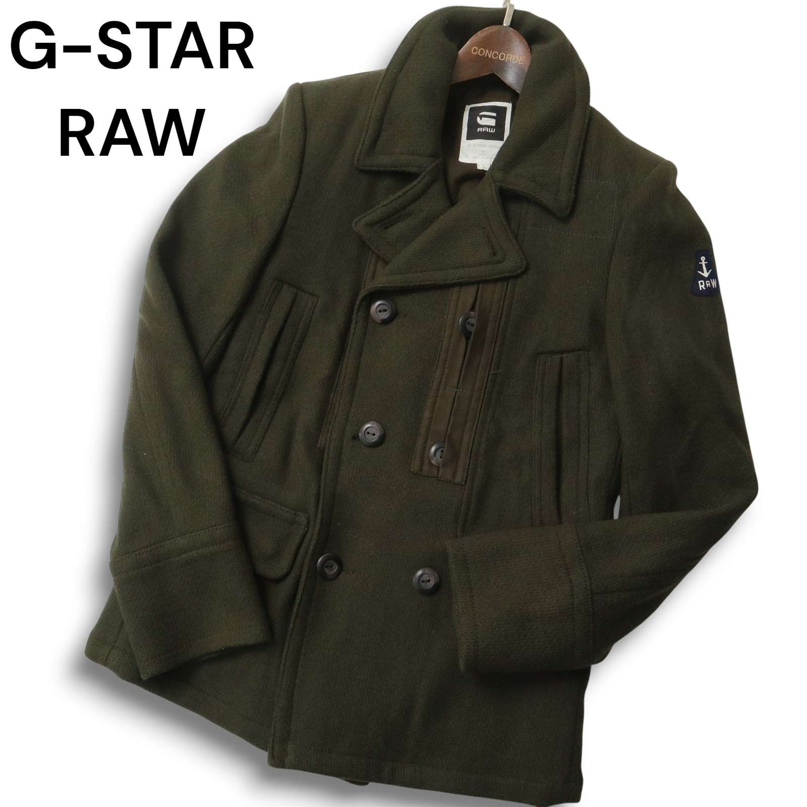楽天市場】ジースター ロウ G-STAR RAW Varve Wool Coat ウール コート