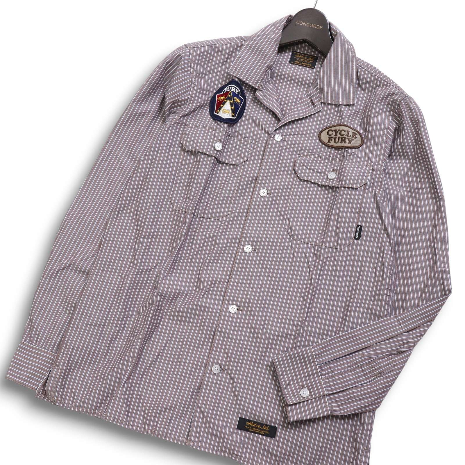 美品　ネイバーフッド　シャツ　L 14030028-a.jpg