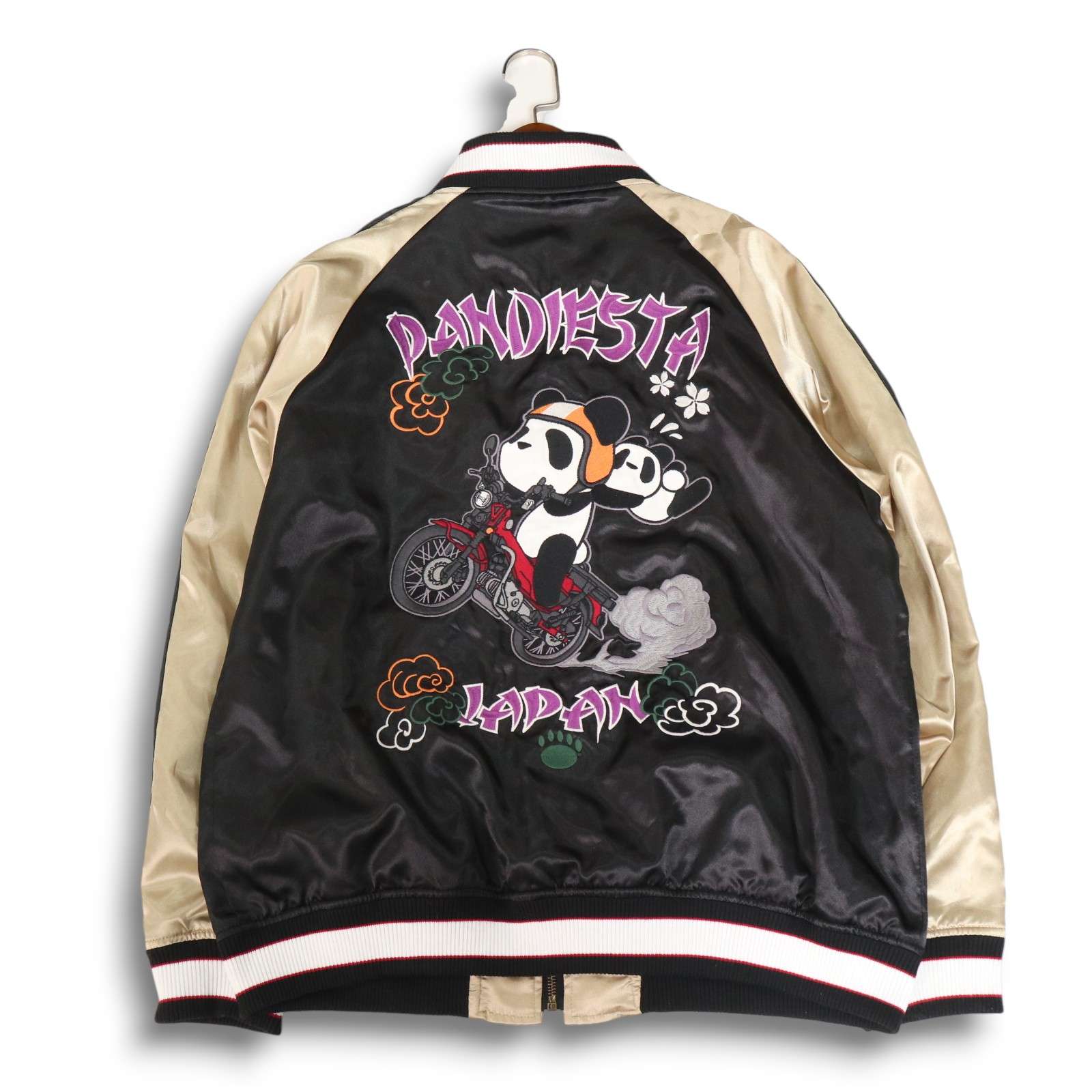 パンディエスタ スターウィング&シービーズ リバーシブルスカジャン/パンダXXL パンディエスタ PANDIESTA スターウィング&シービーズ リバーシブル
