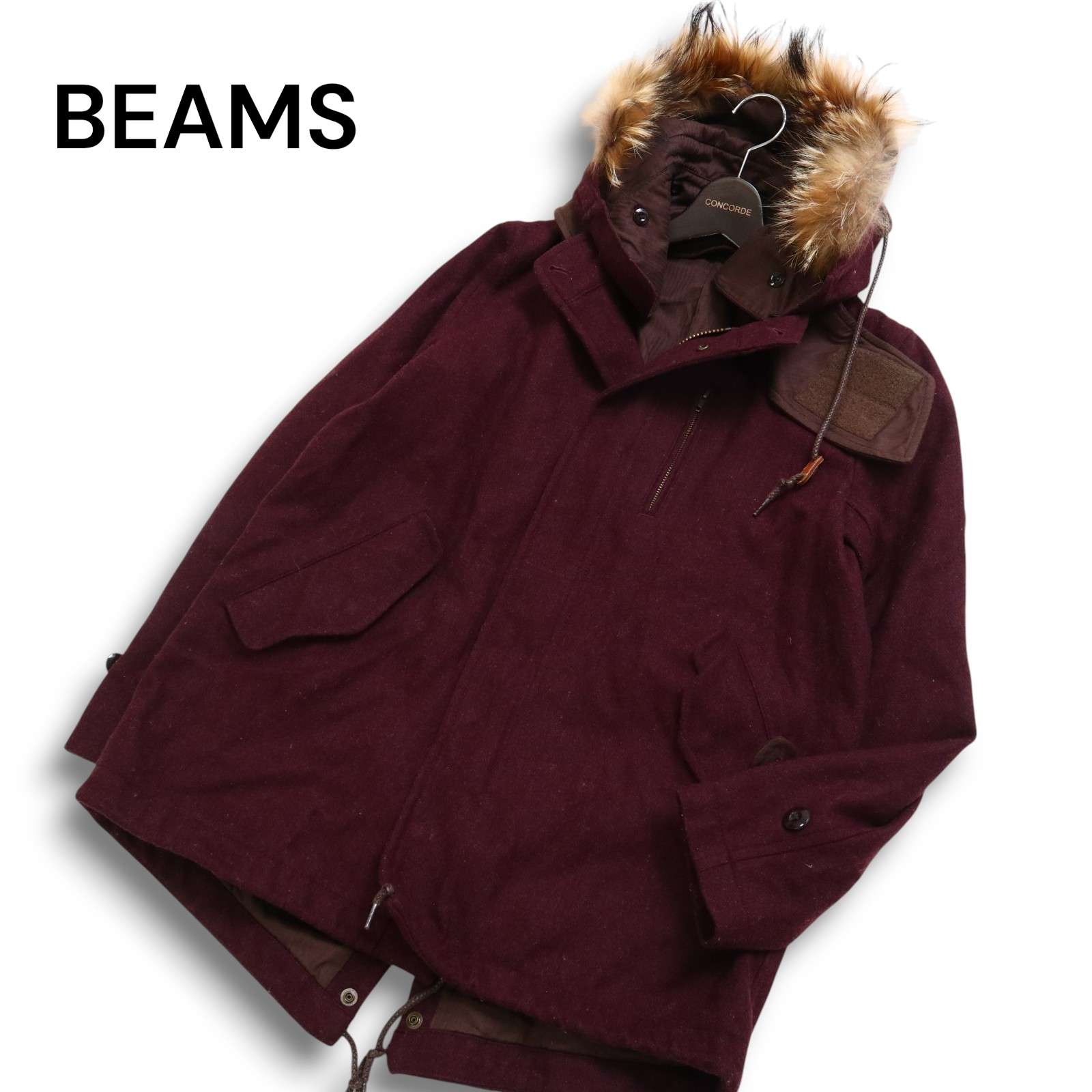 楽天市場】BEAMS ビームス コート サイズ:M 22AW パテッド M-65