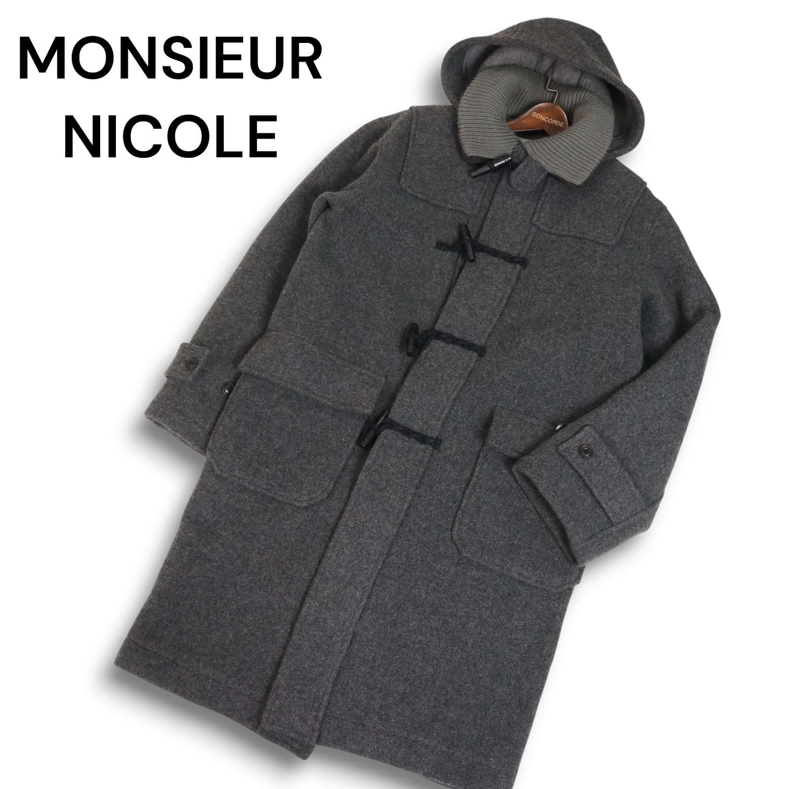 ムッシュニコル ダッフルコート ニット ＊MONSIEUR NICOLE＊ 楽天市場】MONSIEUR NICOLE 【ムッシュニコル】 ニットダッフルコート