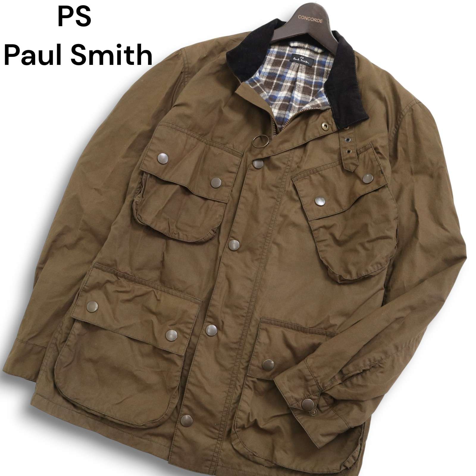 楽天市場】R.NEWBOLD ポールスミス ウール☆ キルティング 中綿 ジップ