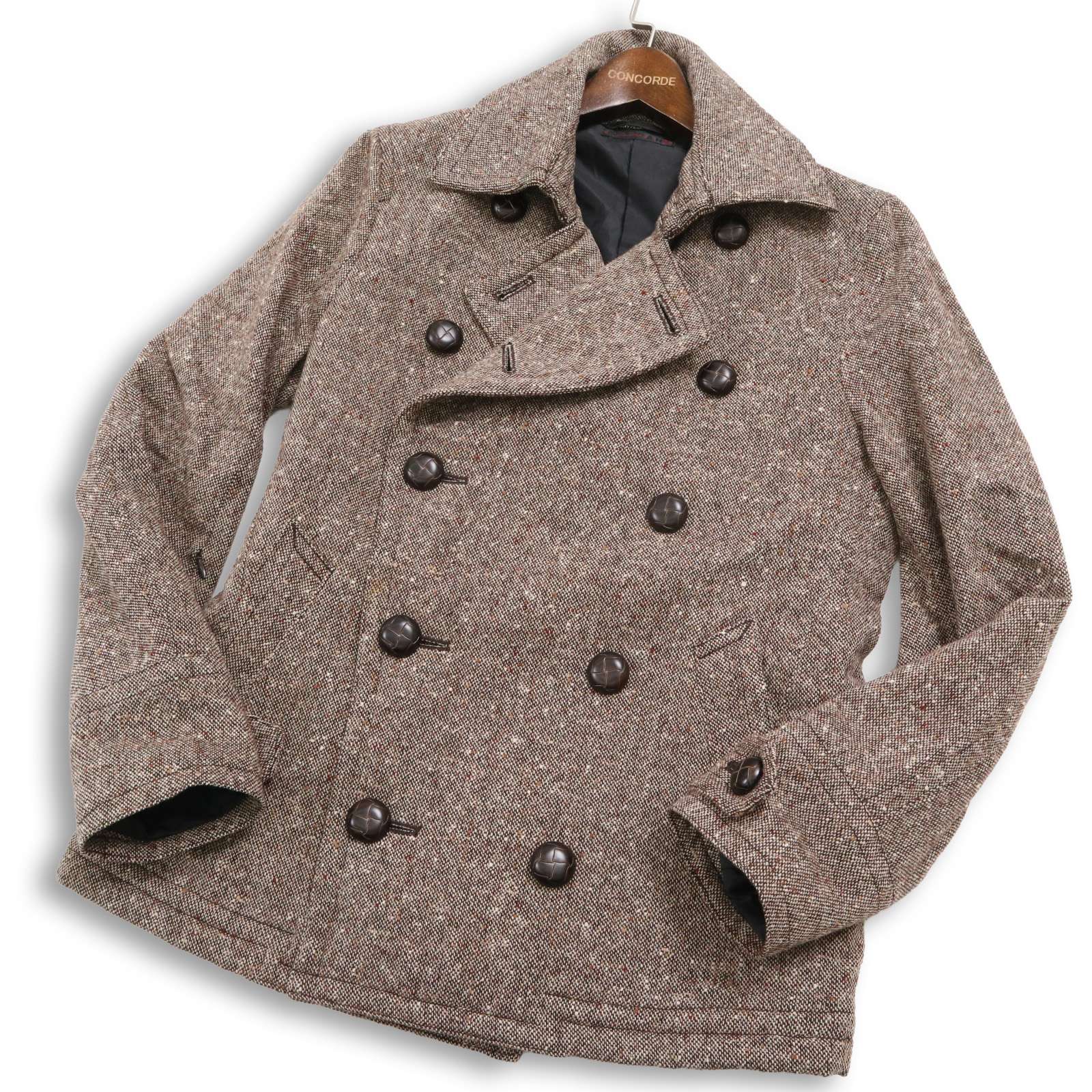 楽天市場】STONE ISLAND ウール ピーコート S ダークネイビー ストーン