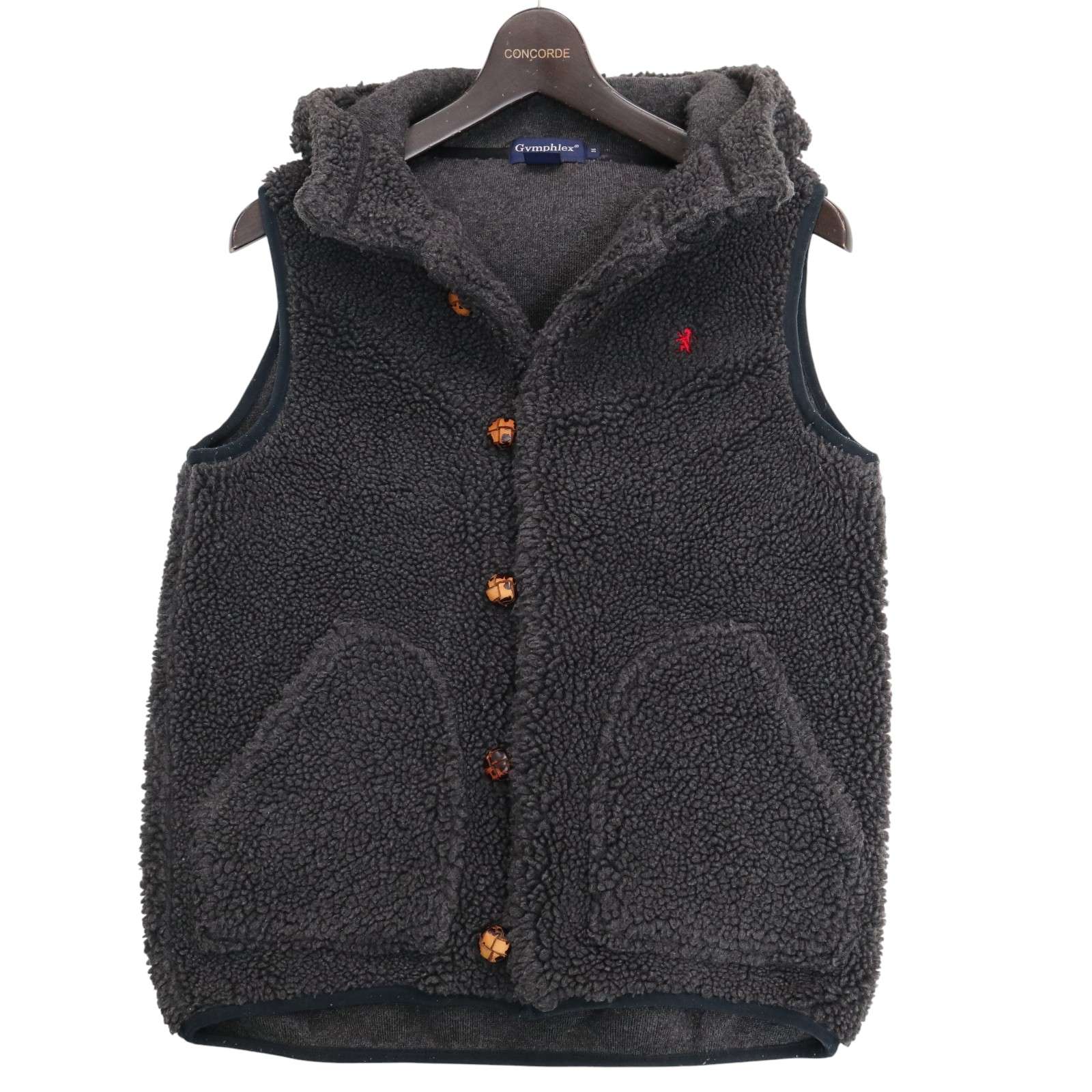 【新品未使用】Gymphlex ジムフレックス ベスト ボア ダブルジップ 14 GYMPHLEX（ジムフレックス） ダブルジップ ボアベスト ボア パーカー