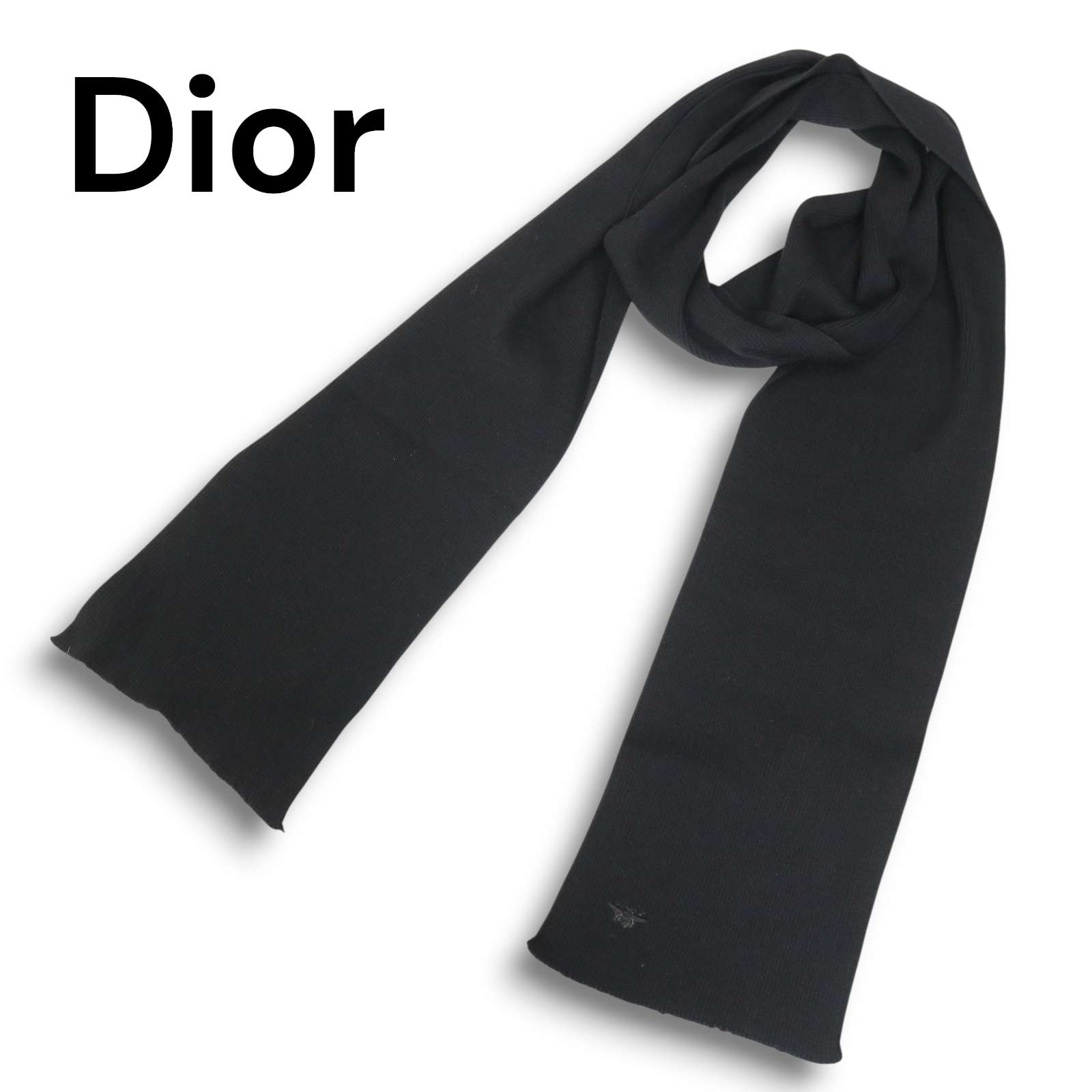 【エディ期】限定Diorオム名作マフラー05AW モヘヤウール レッドxホワイト エディ期】限定Diorオム名作マフラー05AW モヘヤウール レッドx