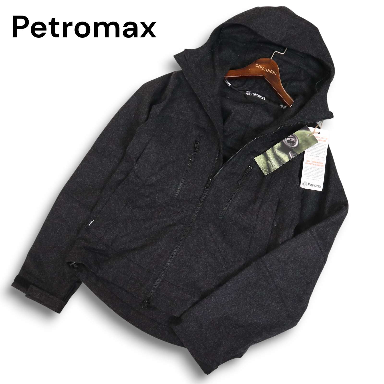 【新品】 Petromax ペトロマックス 秋冬 ウール100%★ デューベルスカール マウンテンパーカー ジャケット Sz.S メンズ