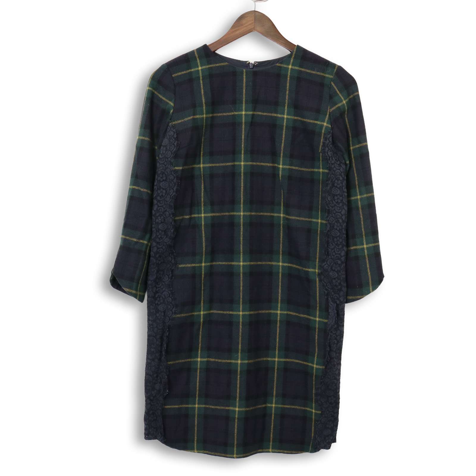 L'ESSAGE JOURNAL STANDARD レサージュ ジャーナルスタンダード 秋冬★ チェック シフトドレス ワンピース Sz.F レディース