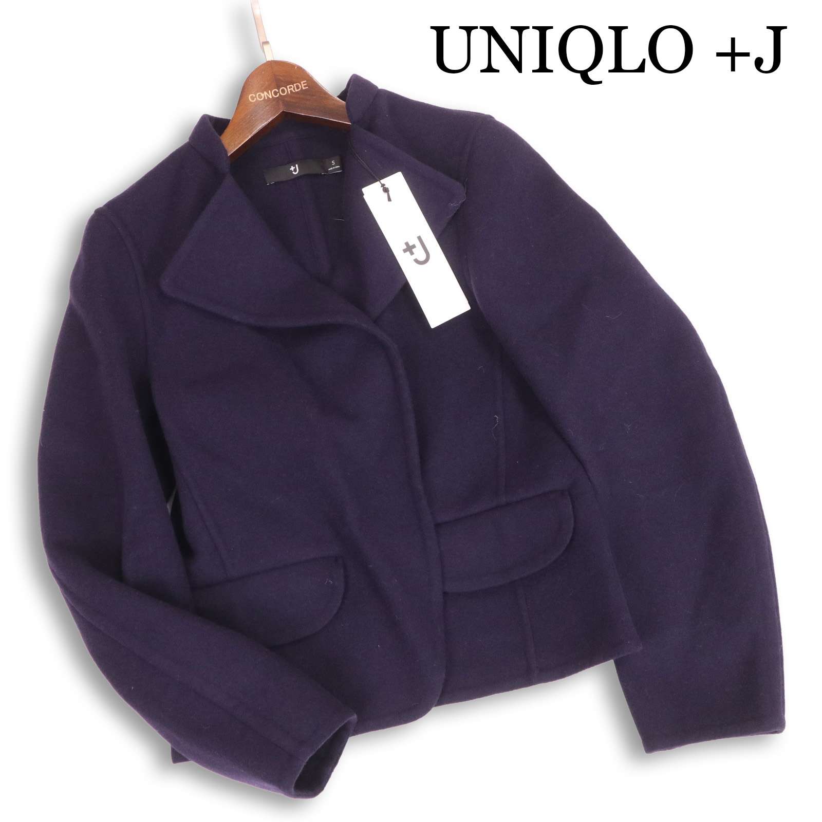 楽天市場】UNIQLO ユニクロ +J コート サイズ:S / ウール ブレンド