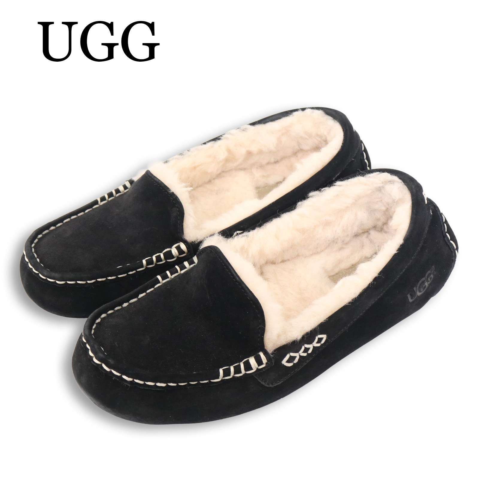 楽天市場】UGG WOMENS ANSLEY W/1106878 CHESTNUT BLACK アグ