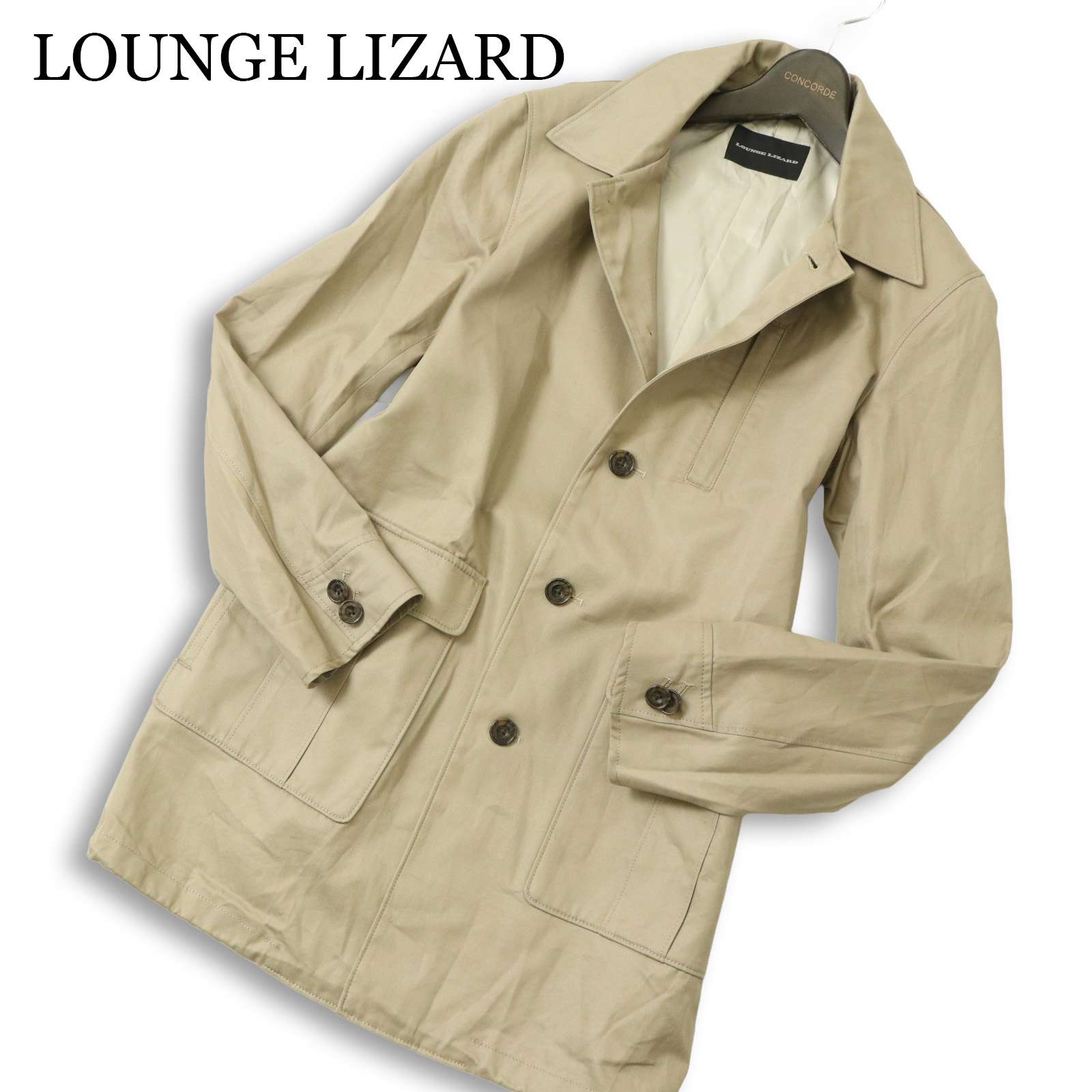 楽天市場】LOUNGE LIZARD ラウンジリザード コート サイズ:3