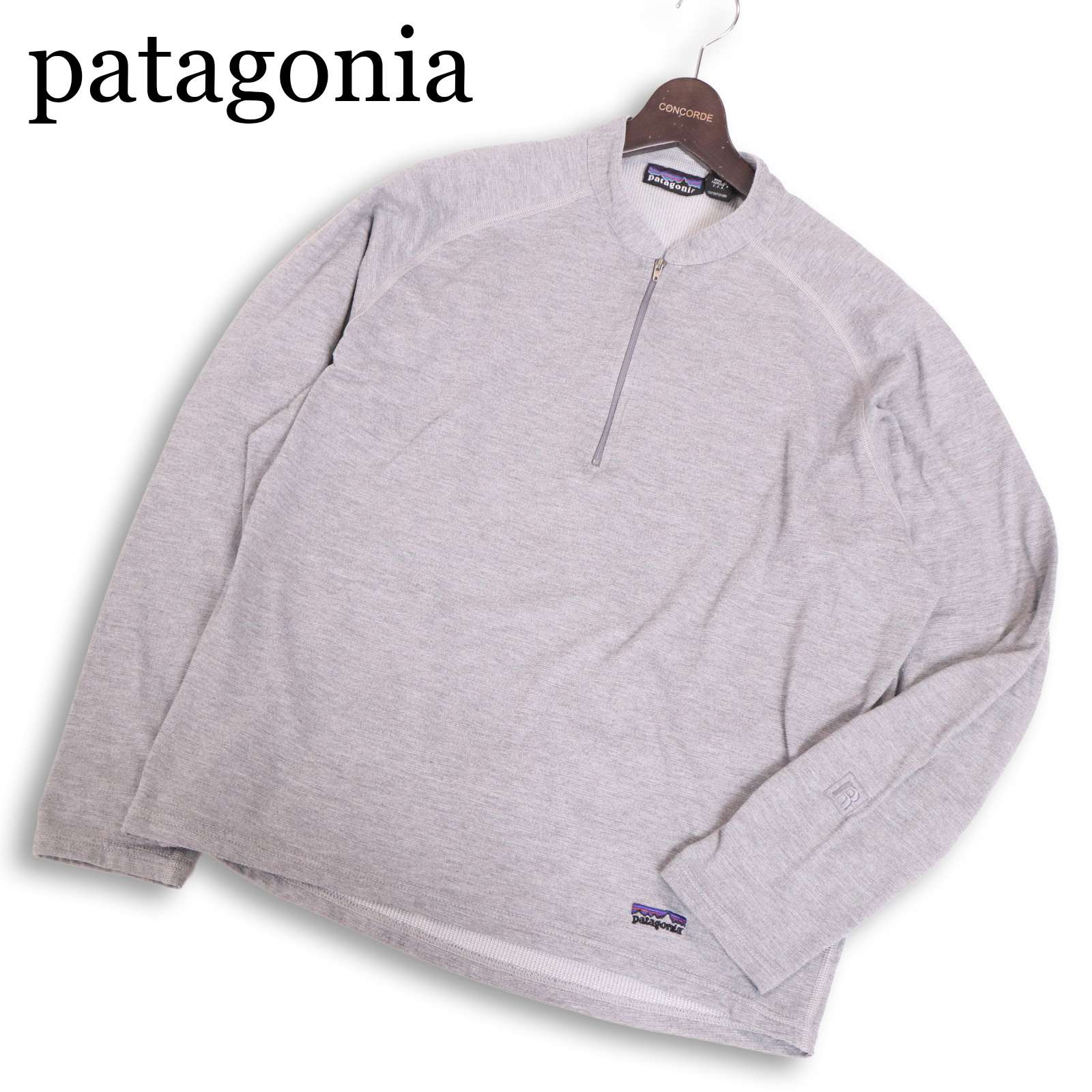 00s USA製★ patagonia パタゴニア 秋冬 裏起毛★ ポーラテック レギュレーター 長袖 Tシャツ カットソー Sz.L　メンズ