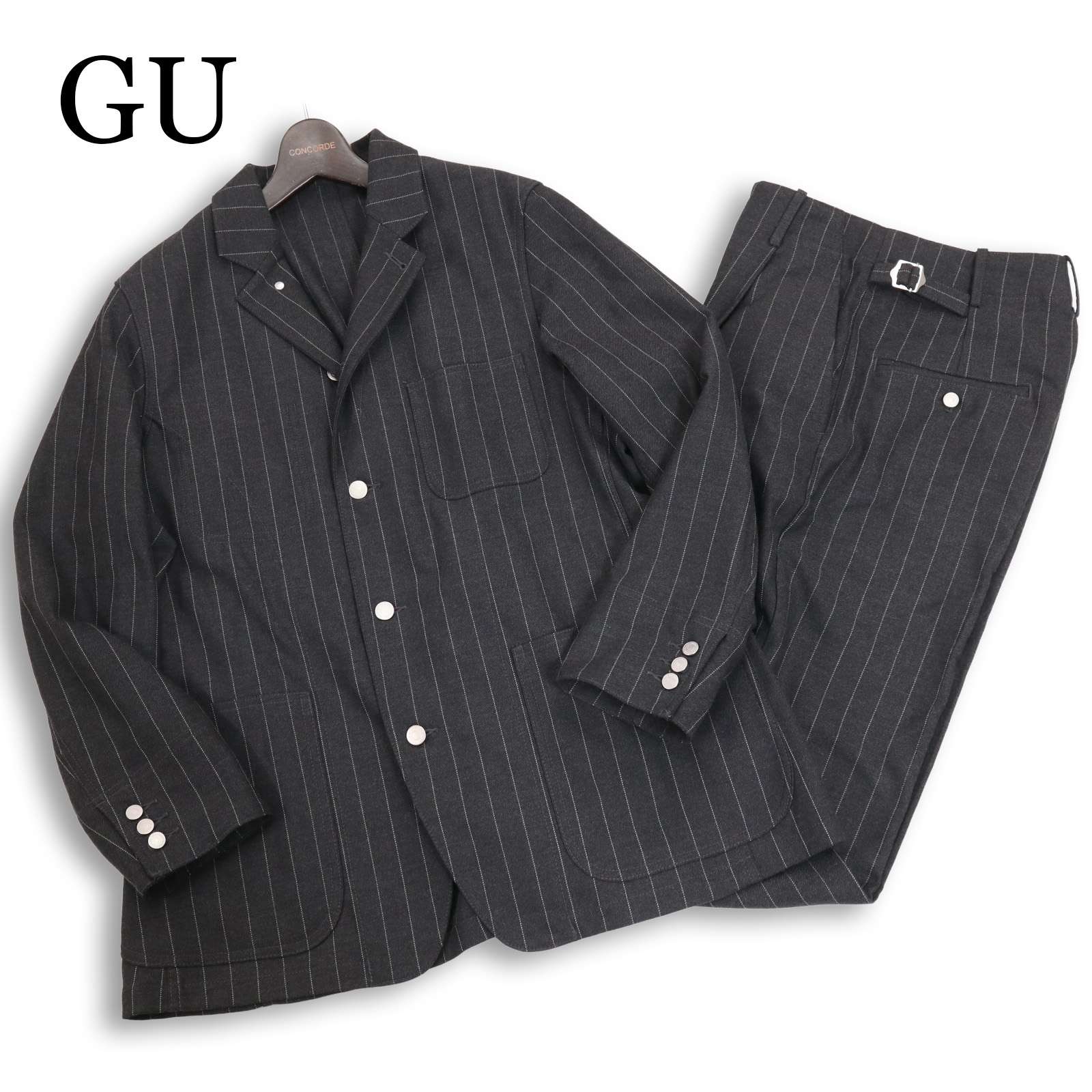 GU × beautiful people ジーユー × ビューティフルピープル ワイド カバーオール&パンツ セットアップ Sz.M/S　レディース