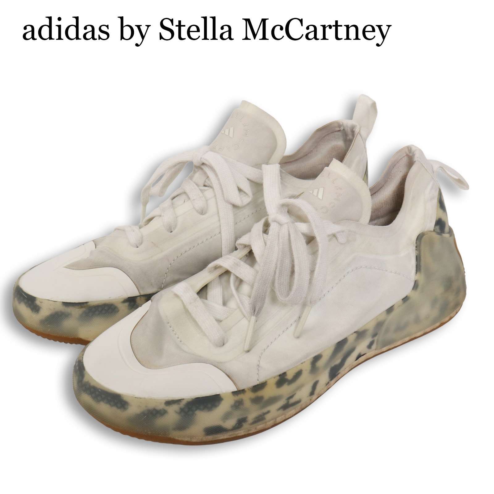 adidas by Stella McCartney アディダス ステラマッカートニー Treino S. レオパード スニーカー シューズ Sz.24 レディース