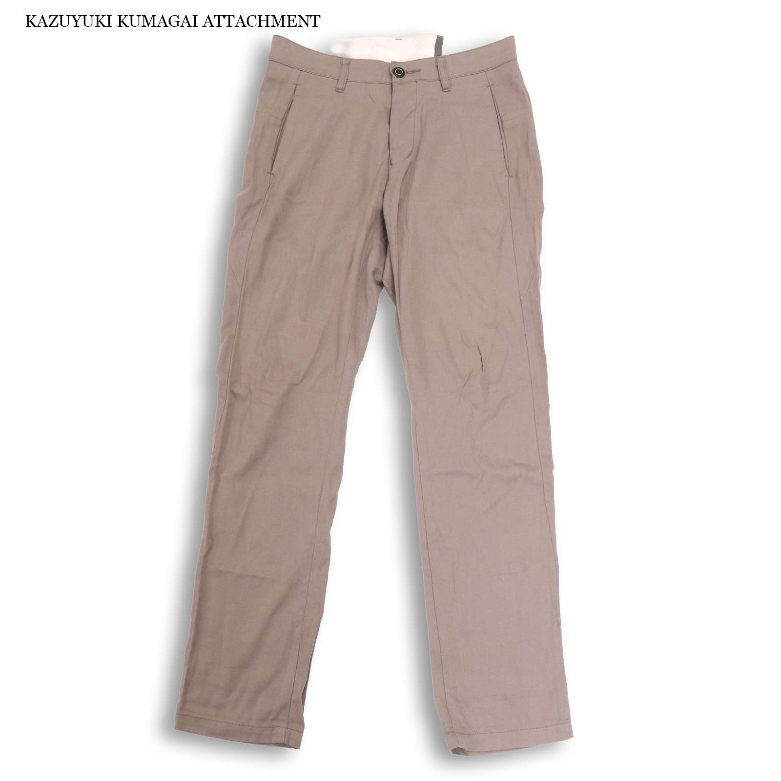 KAZUYUKI KUMAGAI ATTACHMENT カズユキクマガイ アタッチメント 40/2CM ストレッチ サージ ジョッパーズ パンツ Sz.1 メンズ