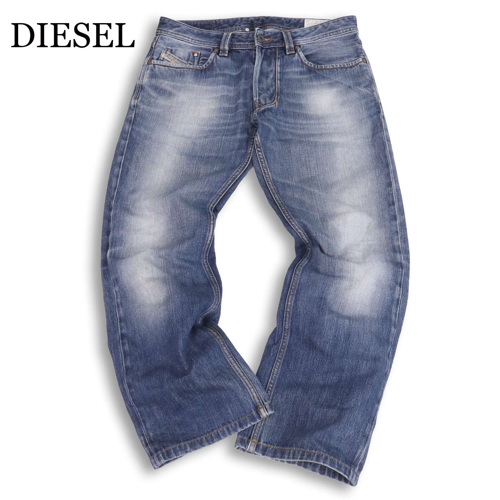 DIESEL ディーゼル 【LARKEE 008J4】 USED加工 レギュラー ストレート デニム パンツ ジーンズ Sz.30 メンズ