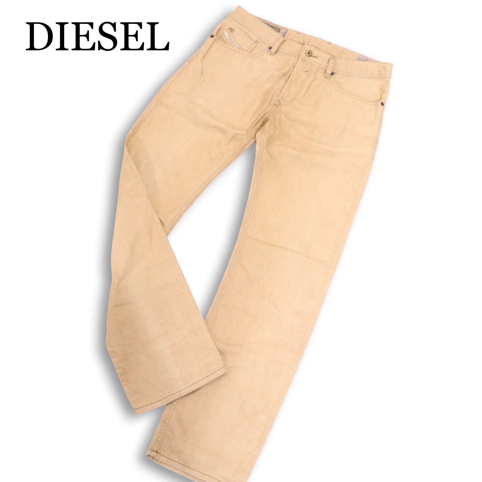 DIESEL ディーゼル 【WAYKEE】 0816N レギュラー ストレート ウォッシュ加工 デニム パンツ ジーンズ Sz.32 メンズ