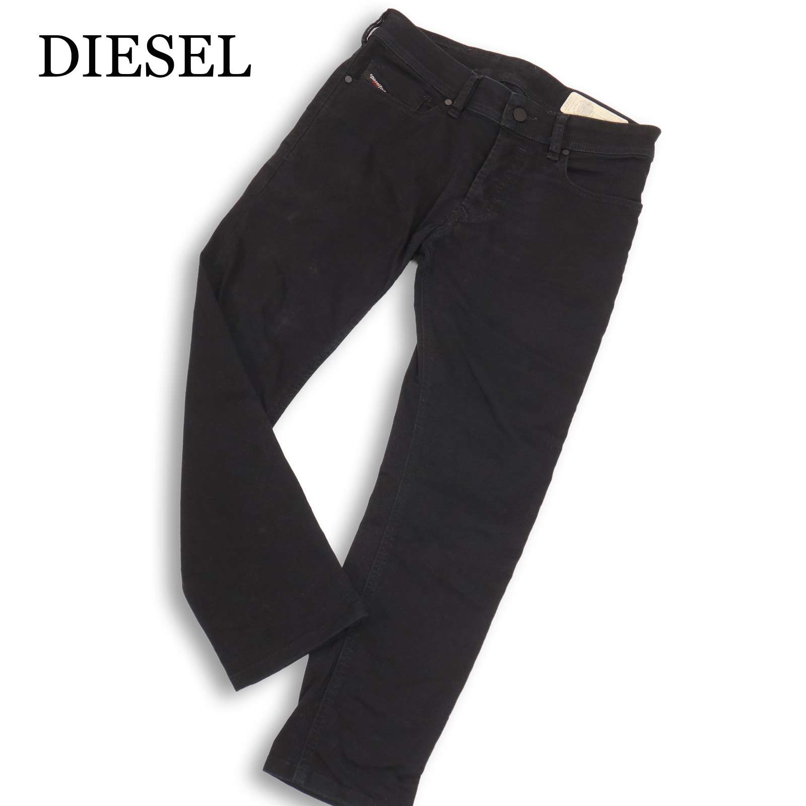DIESEL ディーゼル 【SLEENKER 069EI】 ストレッチ スリム スキニー デニム パンツ ジーンズ Sz.27 メンズ 黒