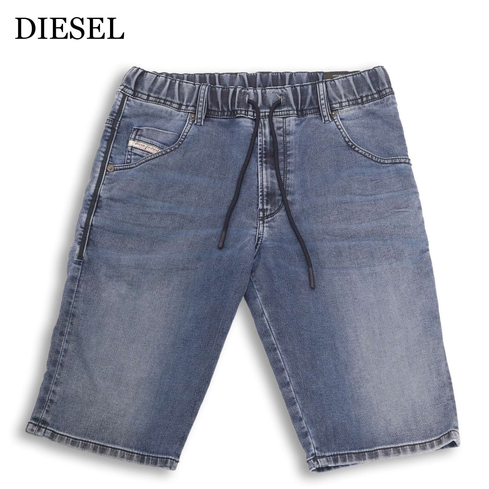 DIESEL ディーゼル 【D-KROOSHORT-NE】 USED産業★ 汗水 ジーンズ 遊撃手 ズボン下 小股走り デニム Sz.28 メンズ