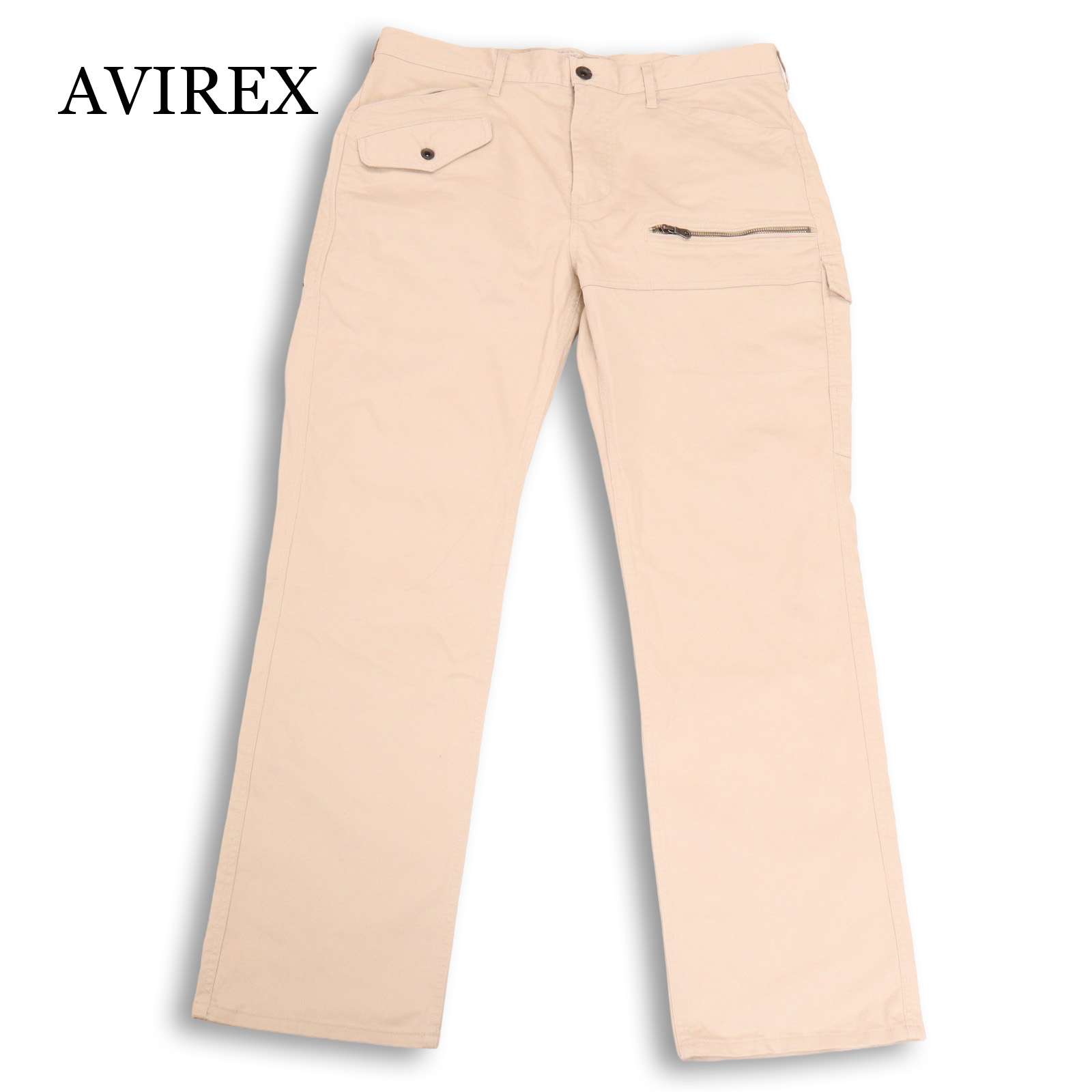 25SS★ AVIREX アヴィレックス 通年★ 伸ばすこと ドビー 8隠し 積貨委託貨物 ズボン下 馬鹿でかい大いさ Sz.2XL メンズ