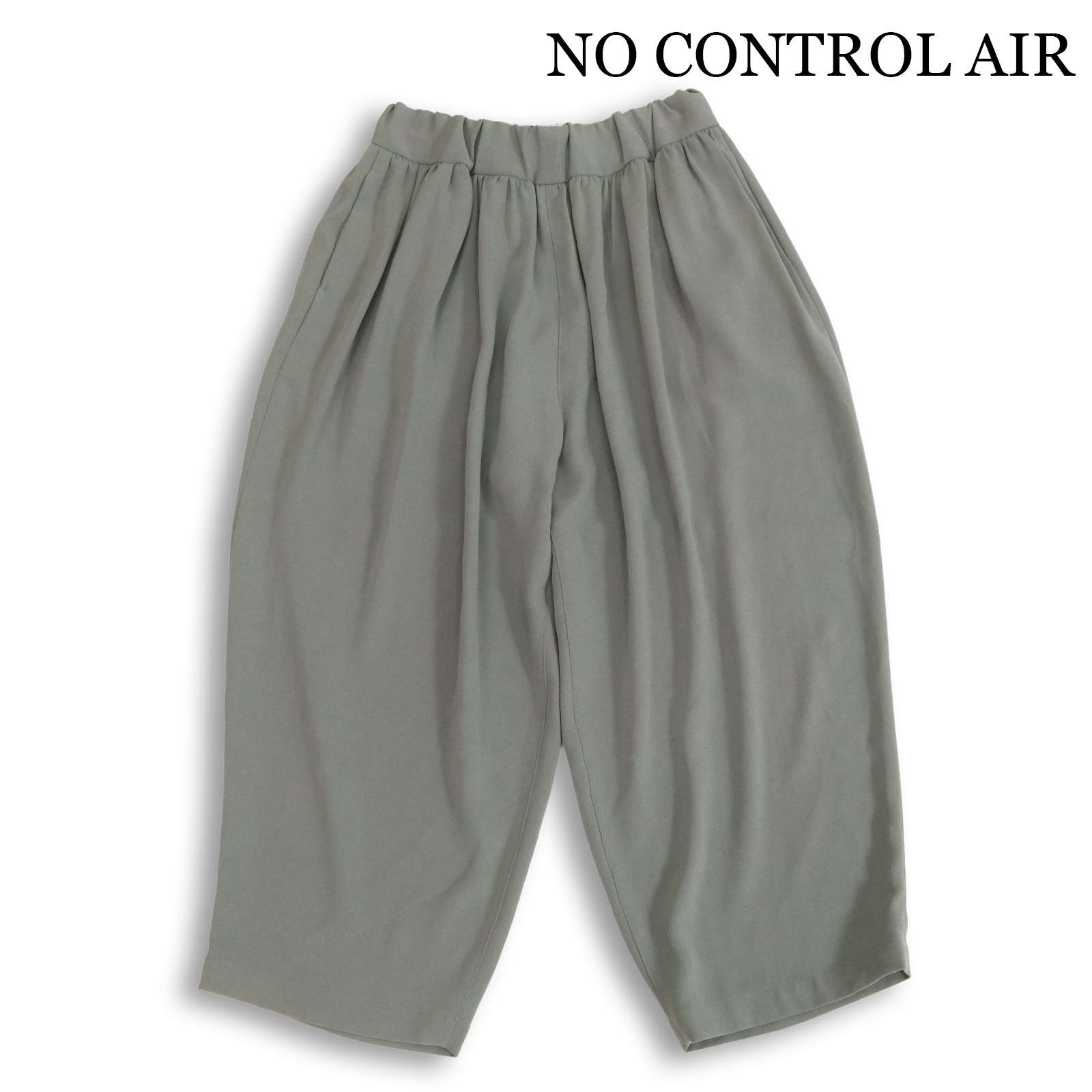 NO CONTROL AIR 否取り締まる大気圏 アセテート＆ポリ 点火装置 縮緬 ダブル差し交わす 広広とした ズボン下 Sz.XS レディース