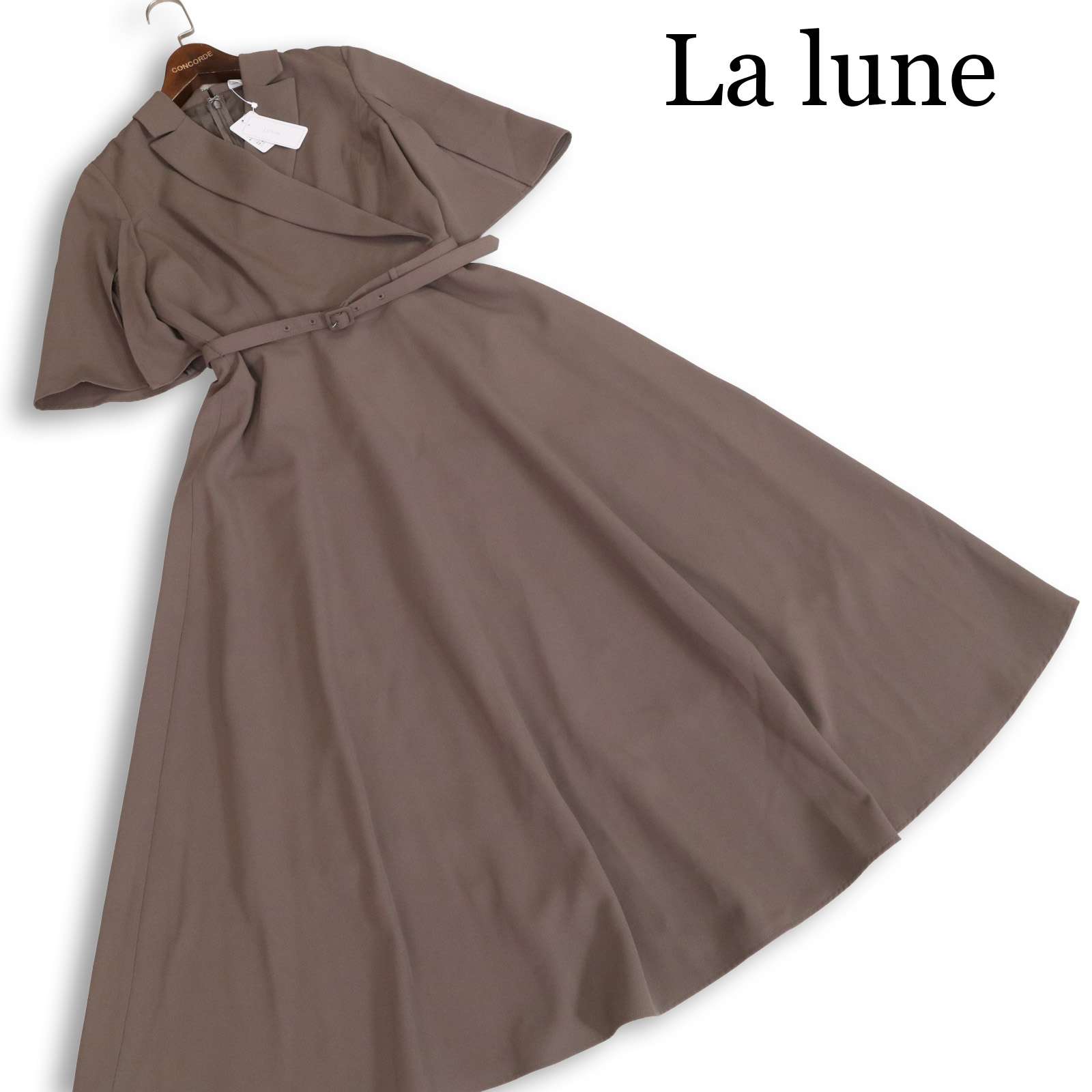 【新品 未当て嵌める】 La lune ラルーン 春夏★ 細長い切口衣袂 トレンチ風 衣裳 Sz.F レディース