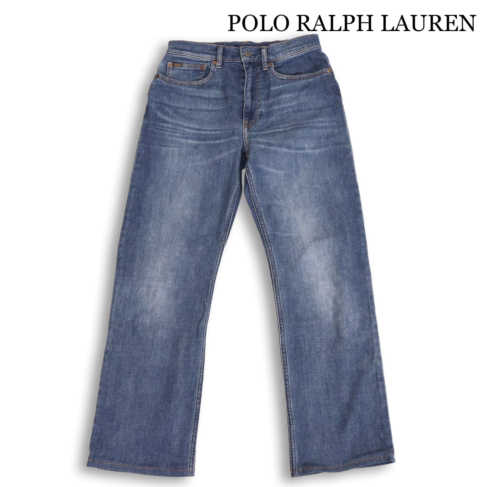 24AW★ POLO RALPH LAUREN ポロ ラルフローレン USED産業♪ハイライズ 伸ばすこと ジーンズ ズボン下 デニム Sz.27 レディース