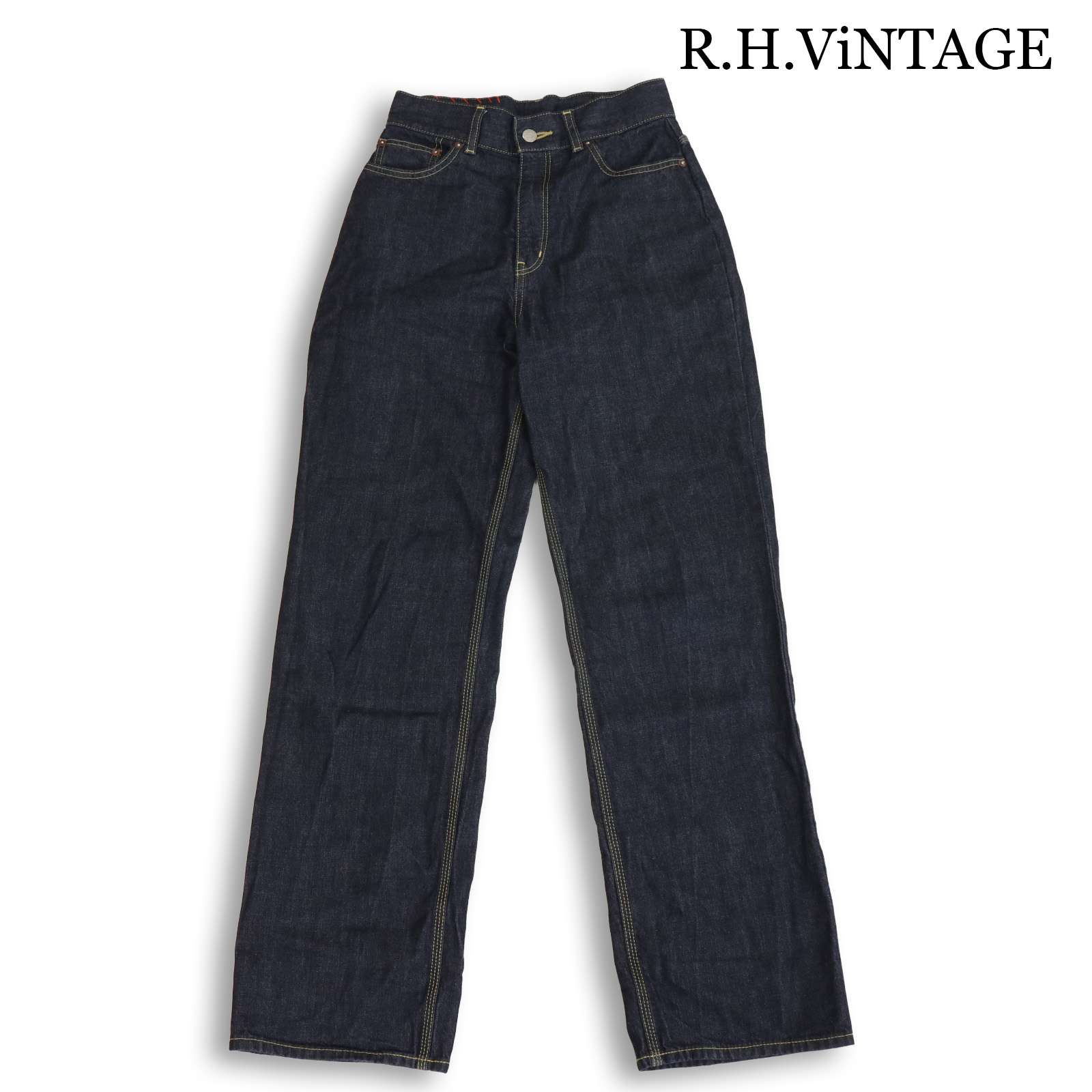 25SS★ R.H.VINTAGE ロンハーマン ビンテージ オーガニックコットン 御機嫌酉の方角 ジーンズ ズボン下 デニム Sz.25 レディース