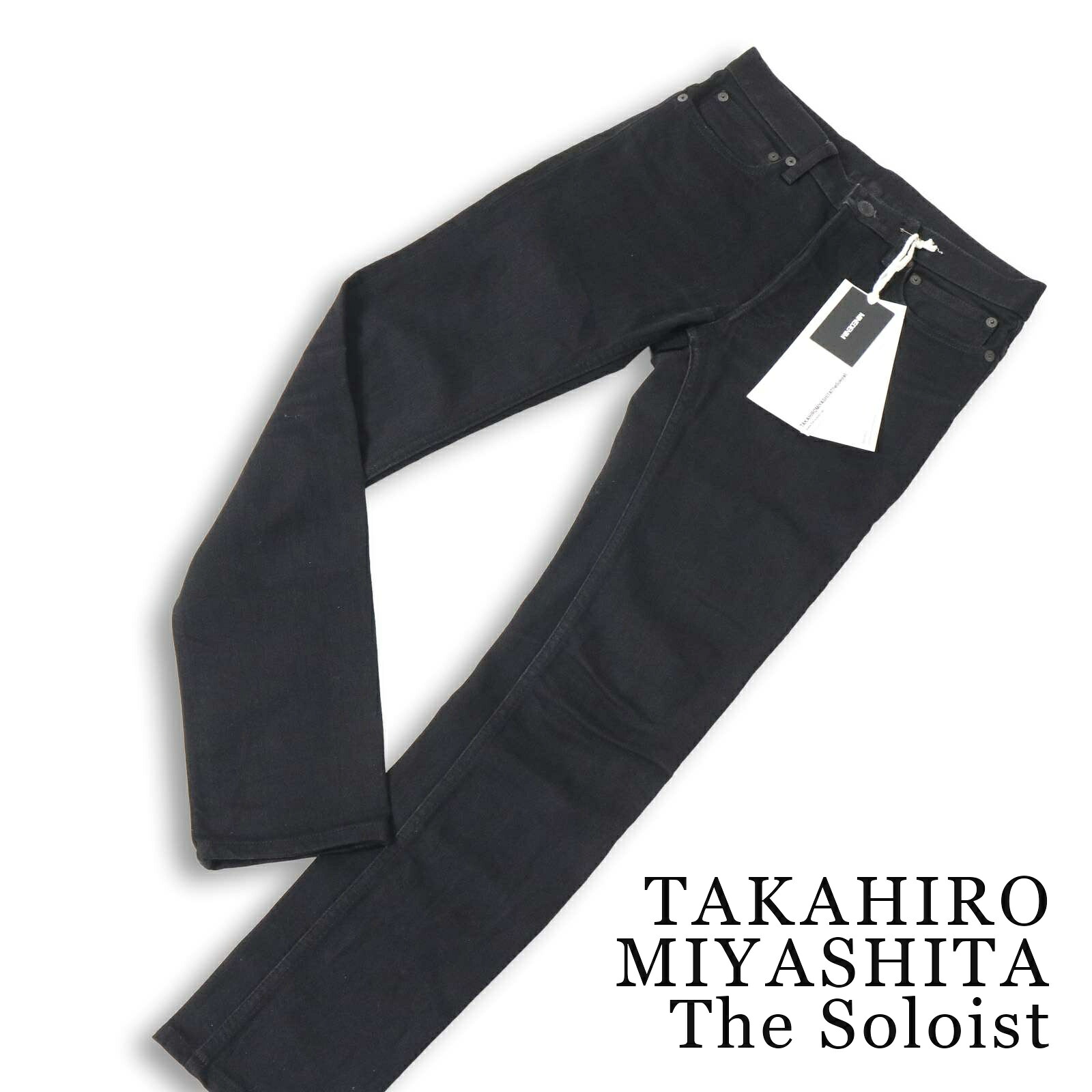 未使用★ TAKAHIRO MIYASHITA The Soloist &times; MINEDENIM ソロイスト smd.0001 スキニー デニム パンツ Sz.28 メンズ 黒｜コンコルドストア　店