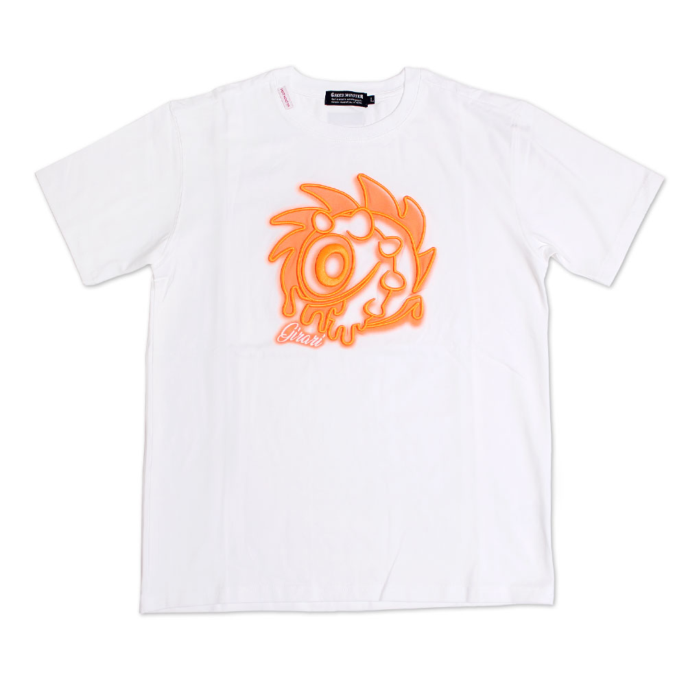 【送料無料】メンズ Tシャツ ストレッチ 3D刺繍 キャラクター ブランド ロゴ ワッペン GREED MONSTER 伸縮性 半袖 グリモン 立体刺繍 おしゃれ 半袖Tシャツ 定番 カジュアル コーデ 30代 40代 50代 春 夏 秋 インナー カットソー GMAL-5001-C