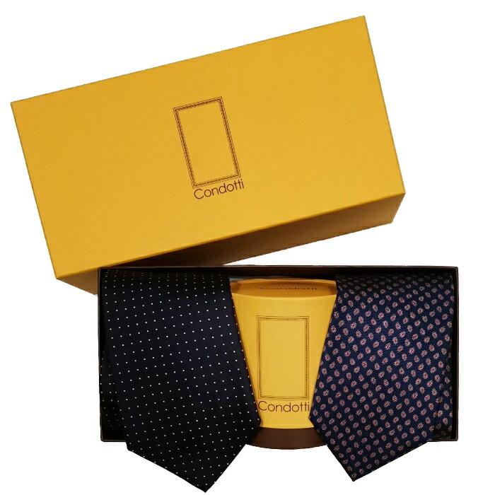 【 GIFT SET 男性用 】 MEROLA ( メローラ ) ネクタイ と Opus ネクタイ 2点セット メンズ ギフトセット 紳士イタリア製 ギフト プレゼント クリスマス ラッピング 箱付き 紙袋付き GS-BL-OP-T