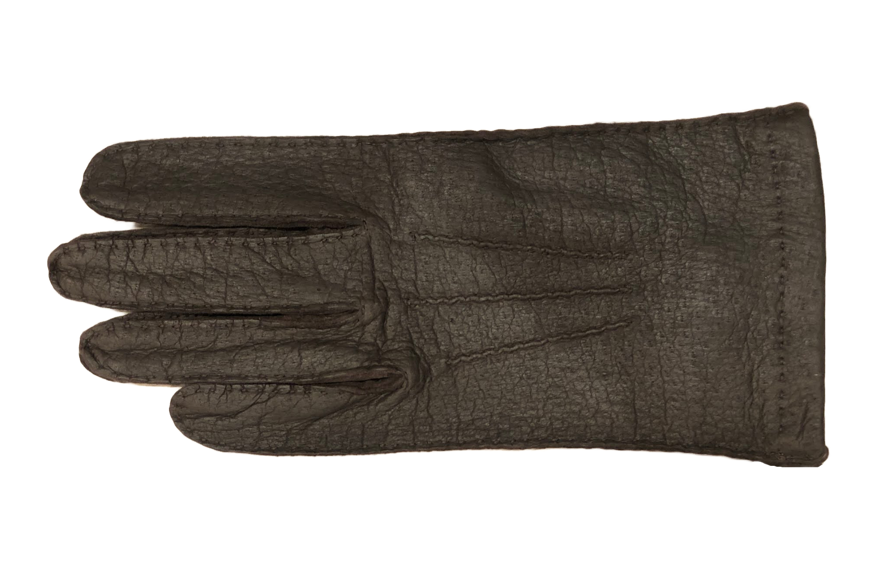 新ロット 黒 メローラ MEROLA ペッカリー ライニングなし グローブ 革手袋 親指-3mm