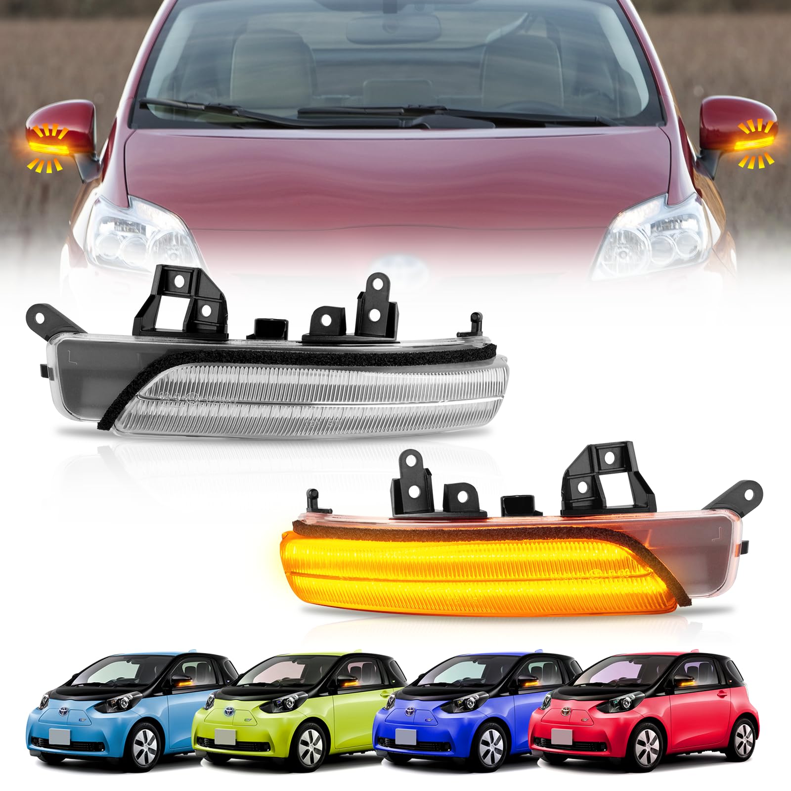 【送料無料】NEIFILES３０系プリウス ZVW３０/３５ G&rsquo;s対応 ドアミラー ウインカー4０系プリウスサイドミラーハイフラ対策済み カプラ｜Conductドライバー　店