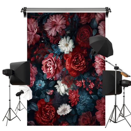【貨物輸送無料】Kate 1.5x2.2m 周囲の状況布 花 一般化 レトロ 活動写真 周囲の状況 制作室 映画化用 御先棒 カスタマイズ能力のあるな周囲の状況