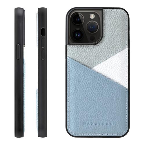 【貨物輸送無料】HANATORA 14ProMax 専用容れもの 本革 耐衝撃 スマホケース スマホ 歌留多隠し パステルカラー シュリンクカーフレザー
