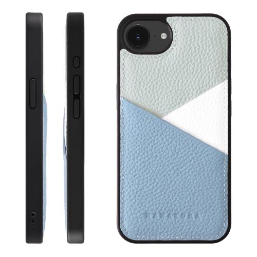 【貨物輸送無料】HANATORA 16e 専用容れもの 本革 耐衝撃 スマホケース スマホ 歌留多隠し パステルカラー シュリンクカーフレザー 差し上げ物