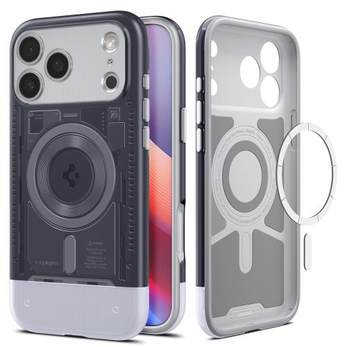 【貨物輸送無料】Spigen 築き上げる18年の科学技術力 iPhone 17 Pro 入れもの MagSafe相応う 磁石積み上げる 米軍MIL標準尺度 古典派音楽?C1?マグフィット (グ