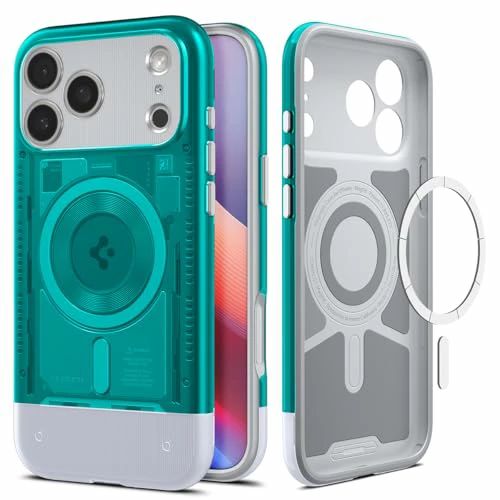 【貨物輸送無料】Spigen 築き上げる18年の科学技術力 iPhone 17 Pro 入れもの MagSafe相応う 磁石積み上げる 米軍MIL標準尺度 古典派音楽?C1?マグフィット (ボ