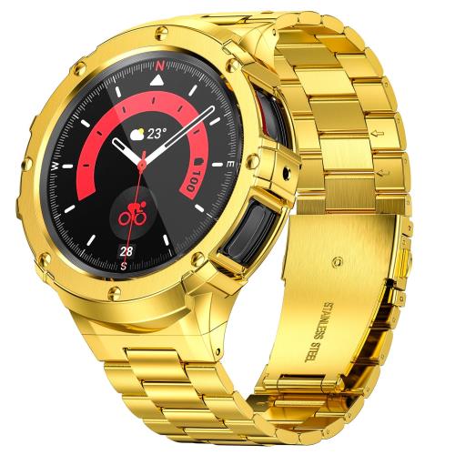 【貨物輸送無料】Miohhr 金属元素容れもの ダンス楽隊取り替えっこ性 Samsung Galxy Watch 5 Pro ダンス楽隊 45 粍、ステンレス鋼鋼プロテクター 取りまかなう 同盟罷工一回り男