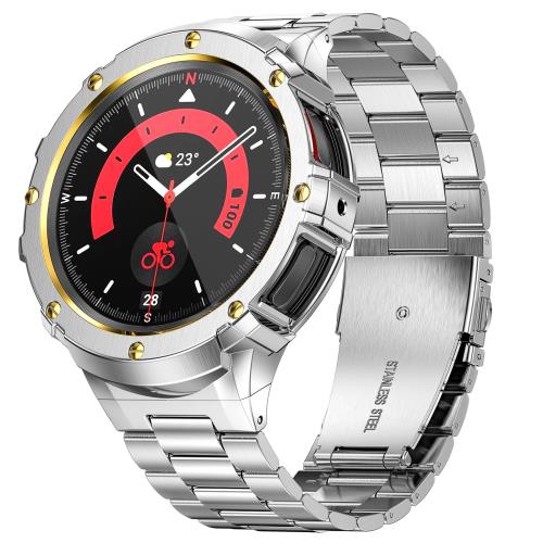 【貨物輸送無料】MioHHR 金属元素容れもの ダンス楽隊に適しています Samsung Galaxy Watch 5 Pro ダンス楽隊 45 粍、ステンレス鋼鋼プロテクター 取りまかなう ス