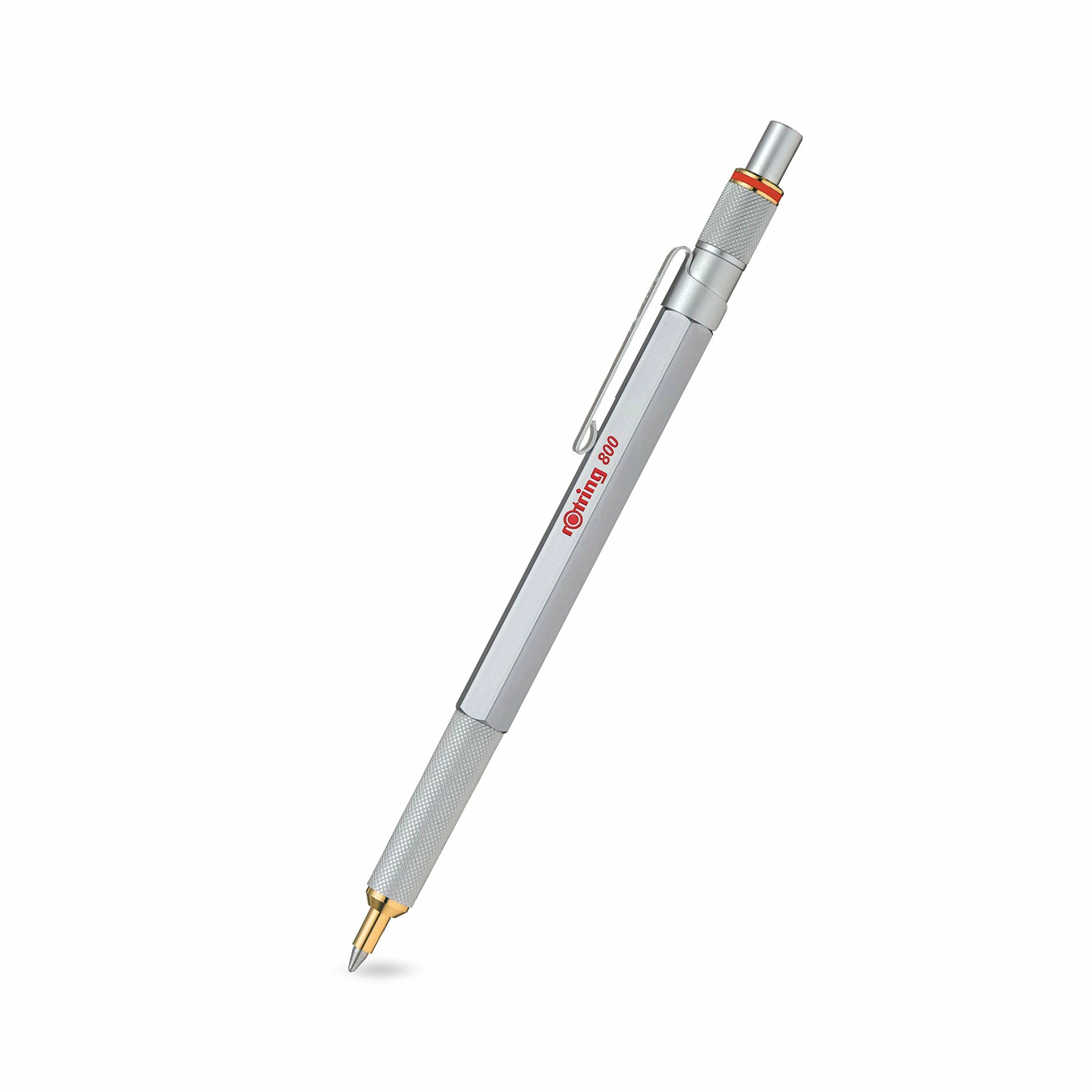 【貨物輸送無料】ROTRING ロット輪っか 800 しろがね色 ボールペン 回転させる式納める印字機 油性 2032580 置き目インポート品
